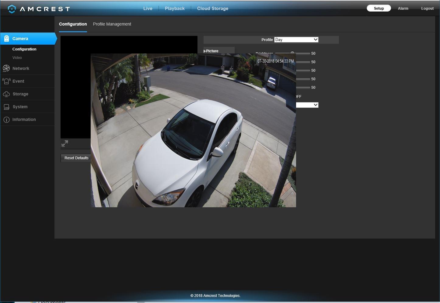 Amcrest UltraHD 4K (8MP) Outdoor Bullet Security IP POE Camera, 98ft NightVision, 2.8mm Lens, IP67 Weatherproof, 256GB MicroSD Recording, Black (IP8M-2496EB-V2) customer photo 2