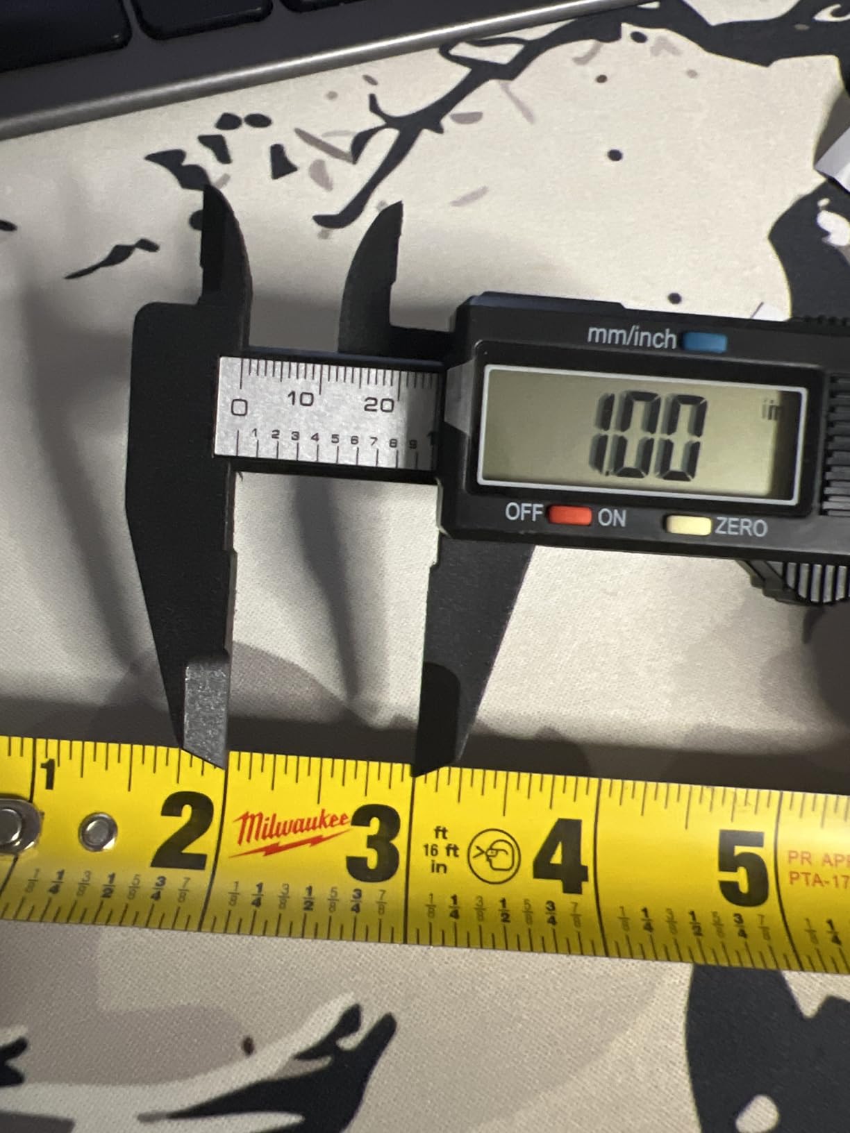 Digital Caliper, Adoric Calipers 0-6 Inch, Inch/mm Conversion, Large LCD customer photo 1