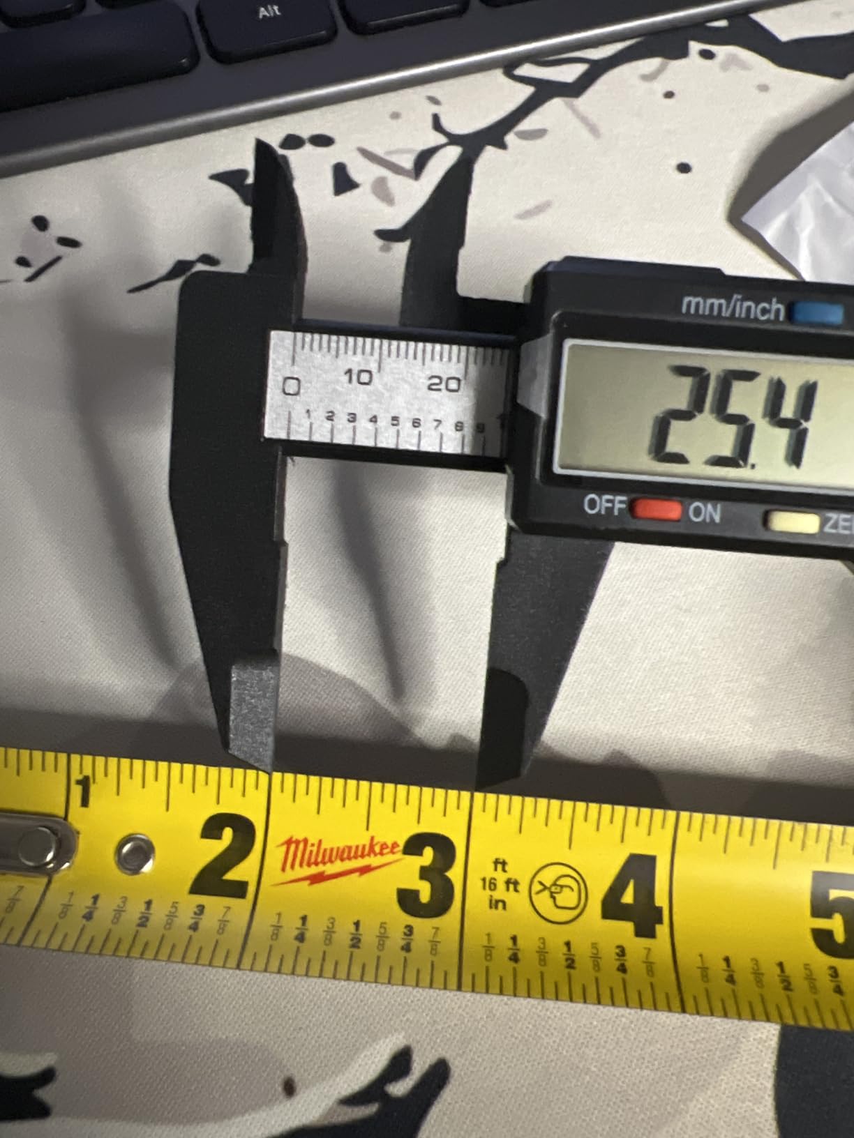 Digital Caliper, Adoric Calipers 0-6 Inch, Inch/mm Conversion, Large LCD customer photo 2