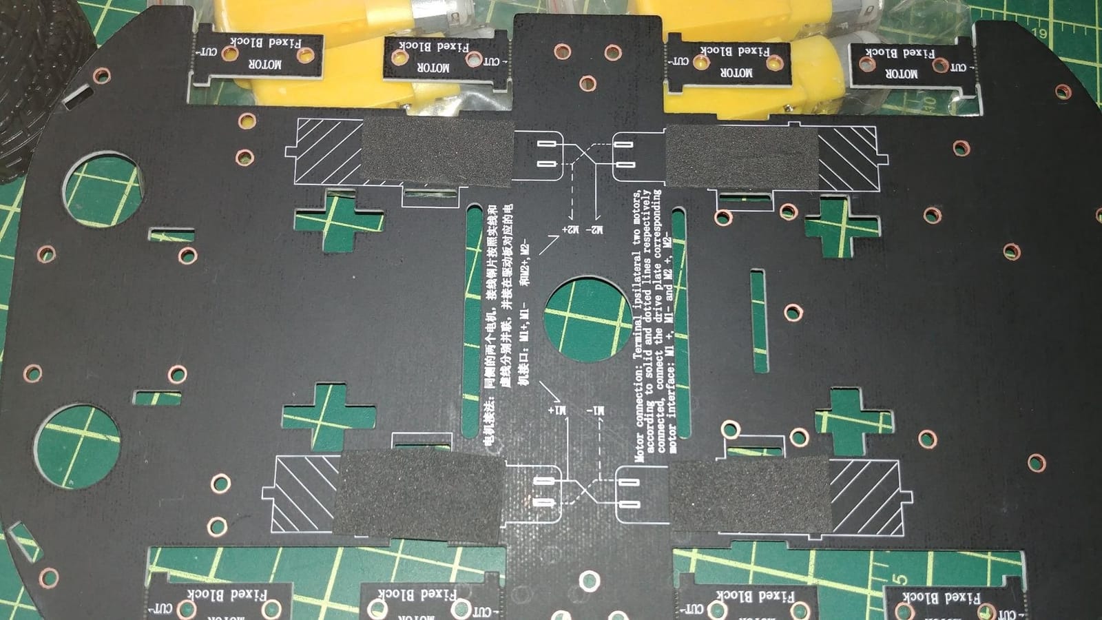 Robot Chassis 4WD Robot Car Smart Chassis Kit with 4 TT Motor for Arduino/Raspberry Pi/Jetson Nano, Smart Robotic Car Chassis DIY Learning Kit customer photo 1