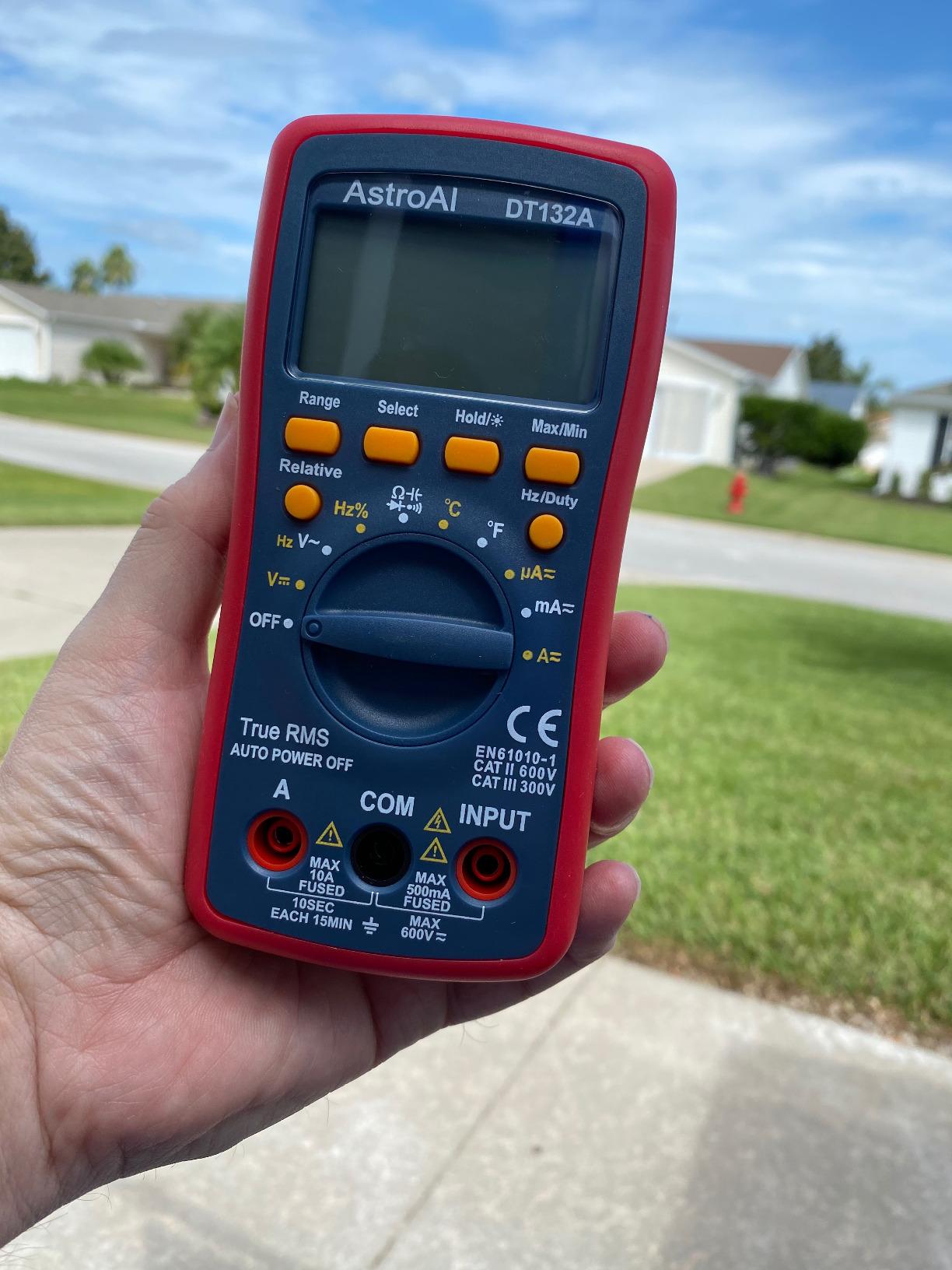 AstroAI Digital Multimeter, TRMS 4000 Counts Volt Meter (Manual and Auto Ranging); Measures Voltage Tester, Current, Resistance, Continuity, Frequency; Tests Diodes, Temperature (Red) customer photo 1