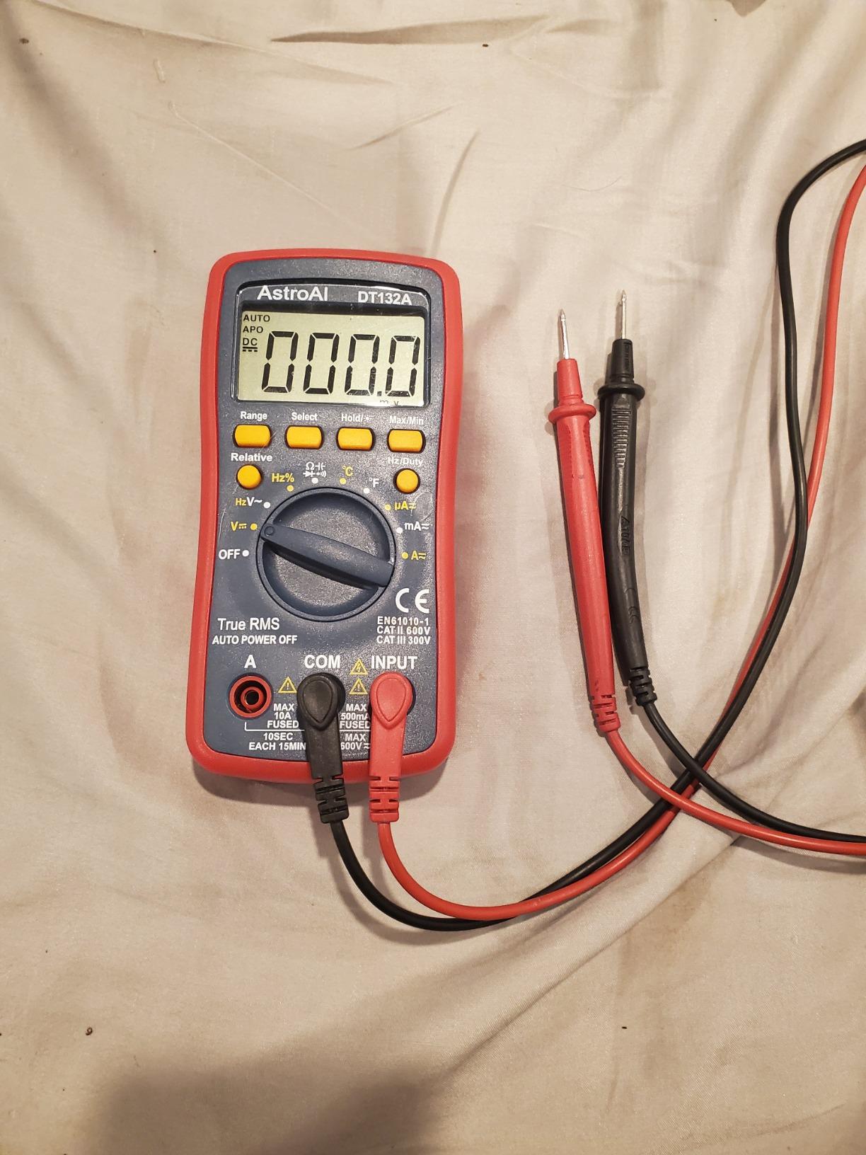 AstroAI Digital Multimeter, TRMS 4000 Counts Volt Meter (Manual and Auto Ranging); Measures Voltage Tester, Current, Resistance, Continuity, Frequency; Tests Diodes, Temperature (Red) customer photo 2