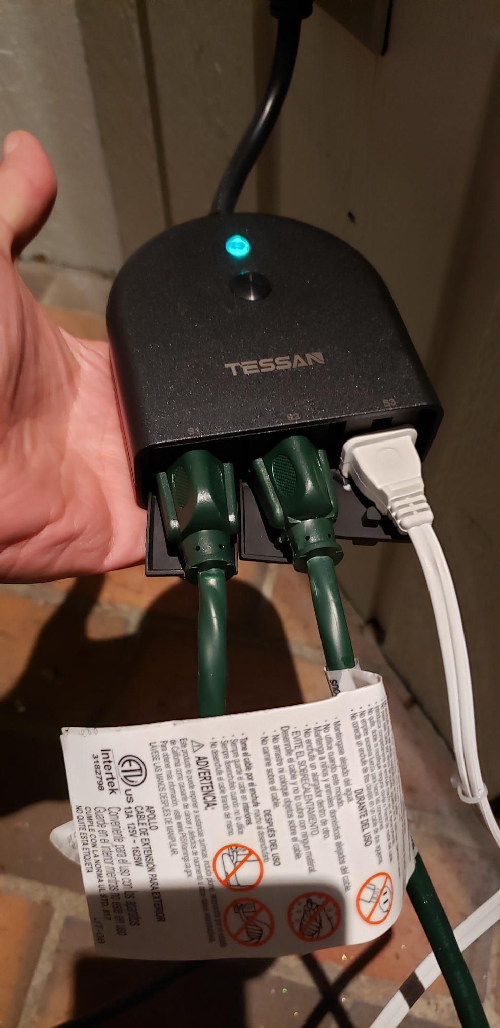 TESSAN Outdoor Smart Plug Waterproof, 2.4GHz WiFi Only customer photo 2