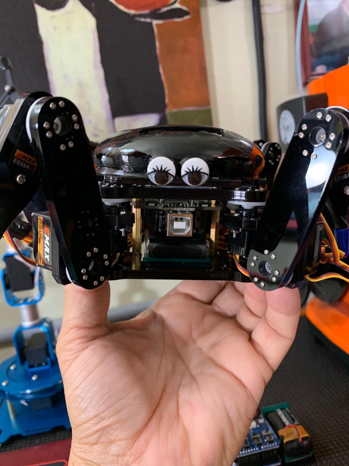 Freenove Hexapod Robot Kit with Remote (Compatible with Arduino IDE), Walking Crawling Twisting, App Remote Control, Servo STEM Project customer photo 1