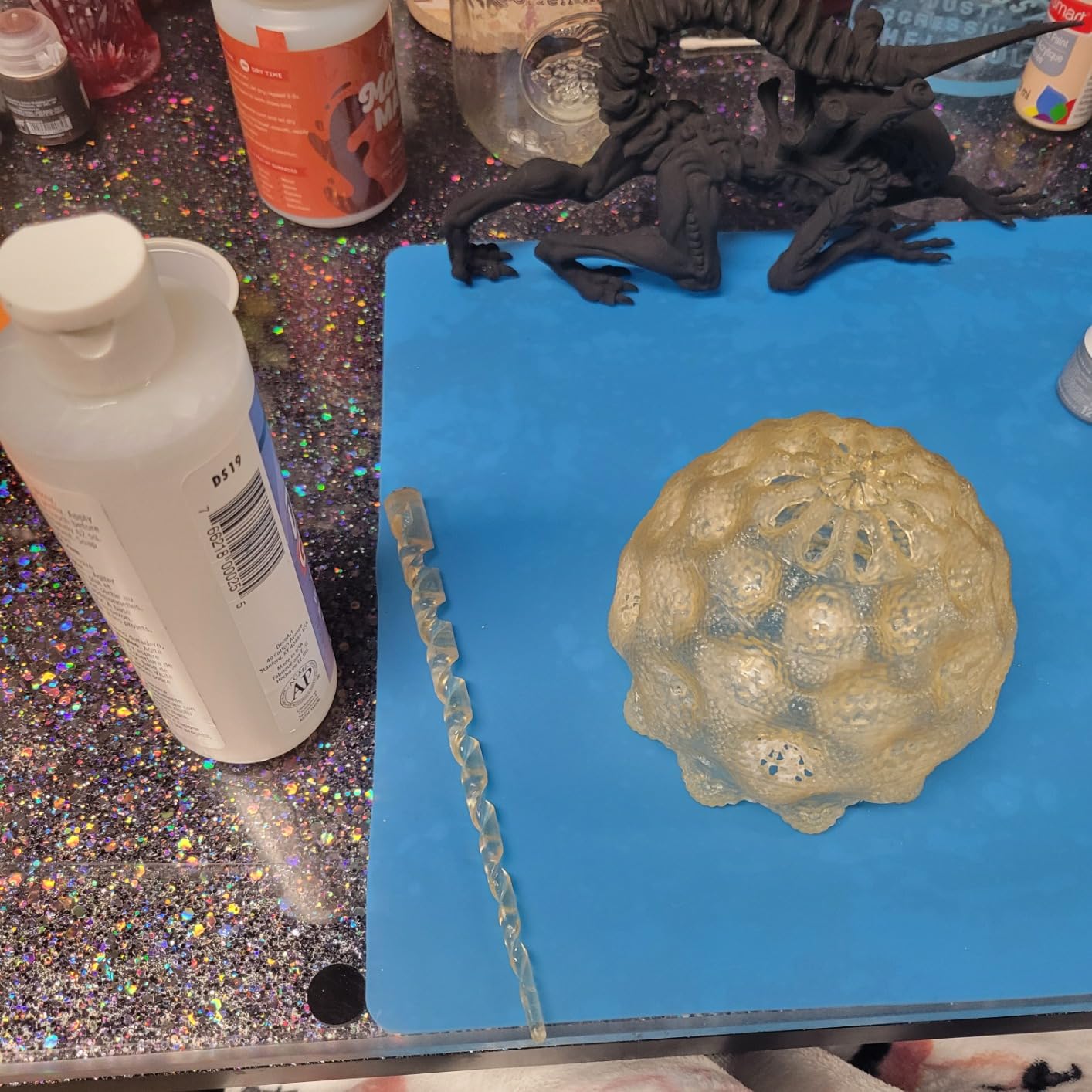 ANYCUBIC 3D Printer Resin, 405nm SLA UV-Curing Resin with High Precision and Quick Curing & Excellent Fluidity for LCD 3D Printing (Grey, 1kg) customer photo 2