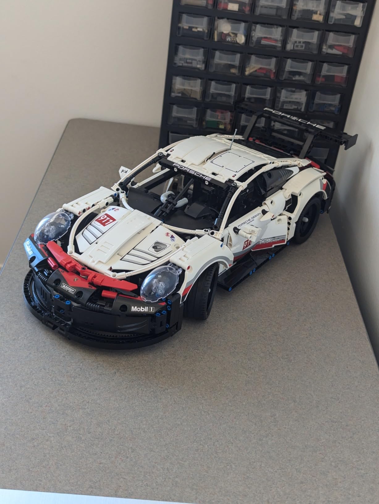 LEGO Technic Porsche 911 RSR Race Car Model Building Kit 42096, Advanced Replica, Exclusive Collectible Set, Gift for Kids, Boys & Girls customer photo 2