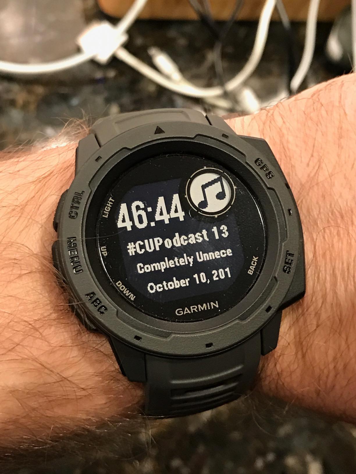 Garmin Instinct, Rugged Outdoor Watch with GPS, Features Glonass and Galileo, Heart Rate Monitoring and 3-Axis Compass, Graphite customer photo 1