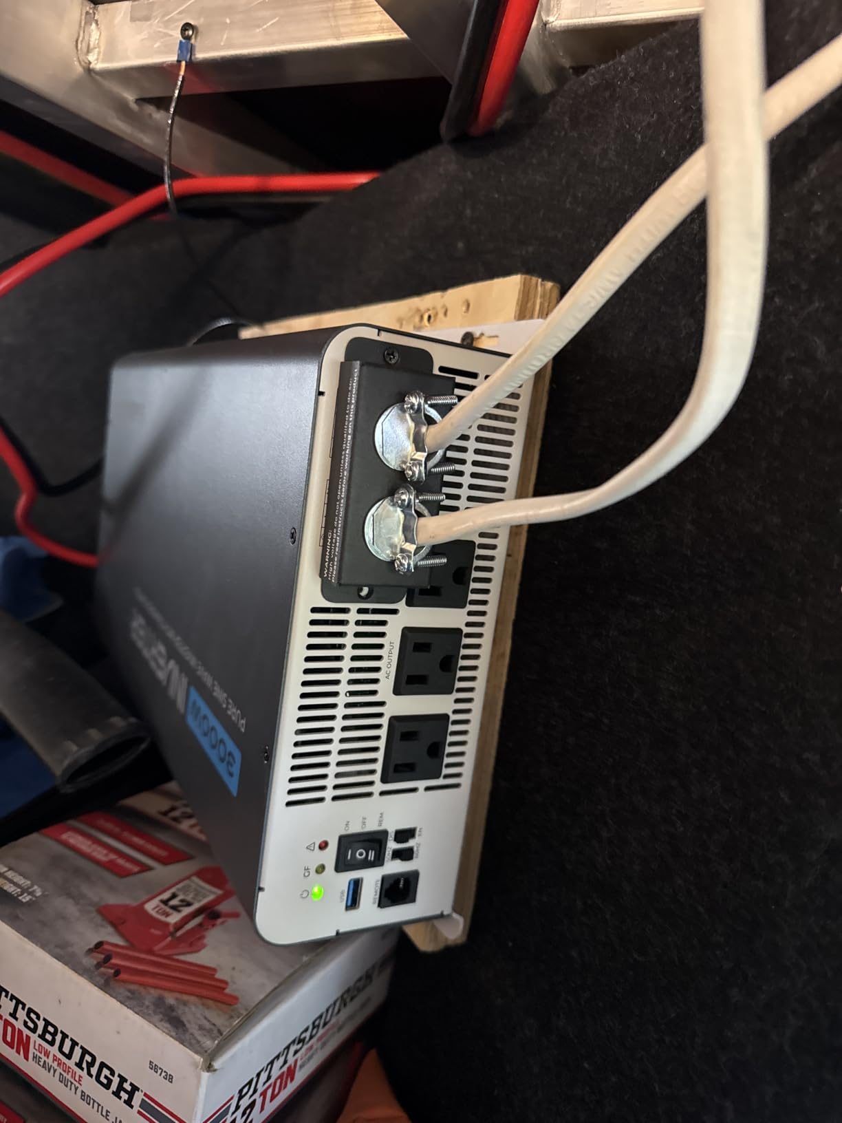 Renogy Inverter P2 1000W Pure Sine Wave Inverter 12V DC to 120V AC, Off-Grid Solar Power Converter for Home, RV, Truck, with Built-in 5V/2.1A USB Port, AC Hardwire Port, Remote Controller customer photo 2