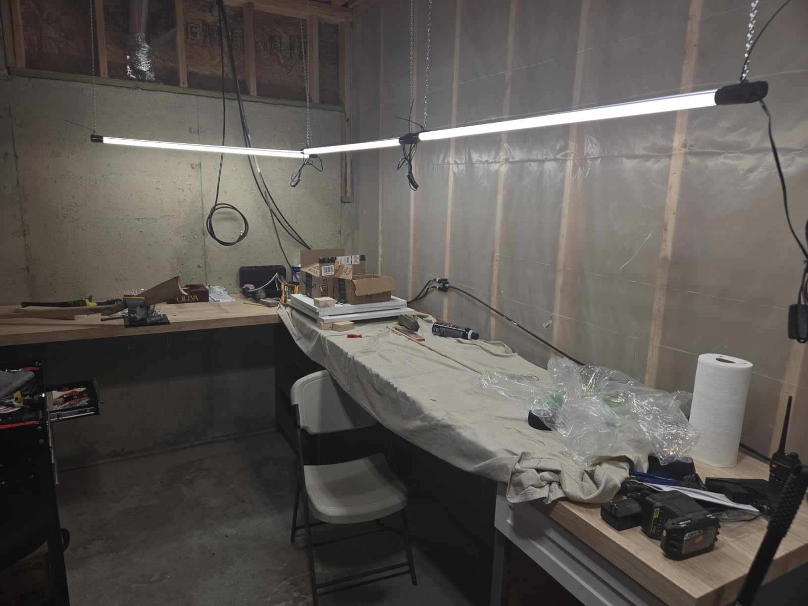 BBOUNDER 4Pack 4FT LED Shop Light, 5000K, 40W=250W, Linkable for Garage customer photo 1
