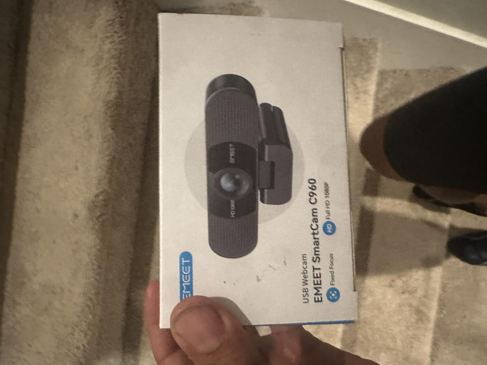 EMEET 1080P Webcam with Microphone, C960 Web Camera 2 Mics Streaming Webcam customer photo 2