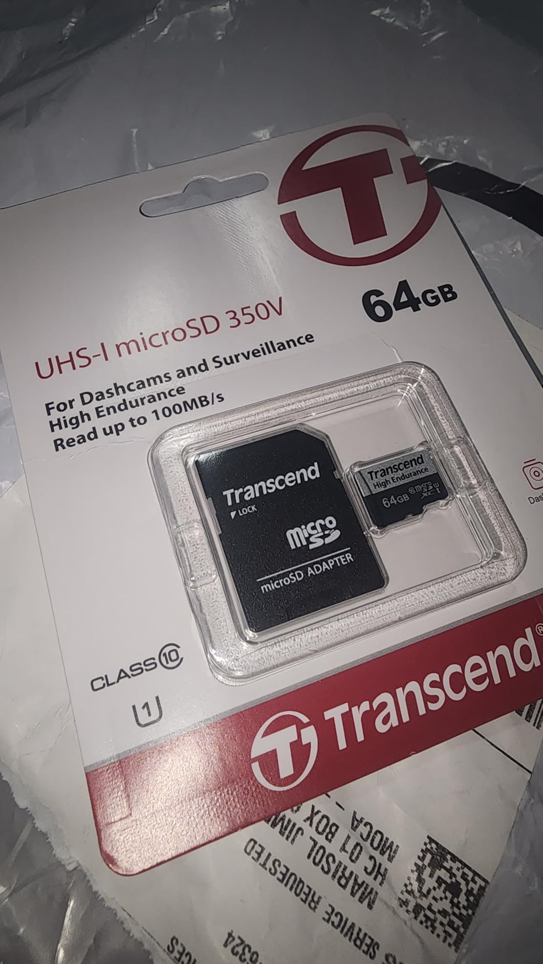 Transcend 128GB USD350V High Endurance microSD Card, 100MB/s, U3, C10, V30 customer photo 1