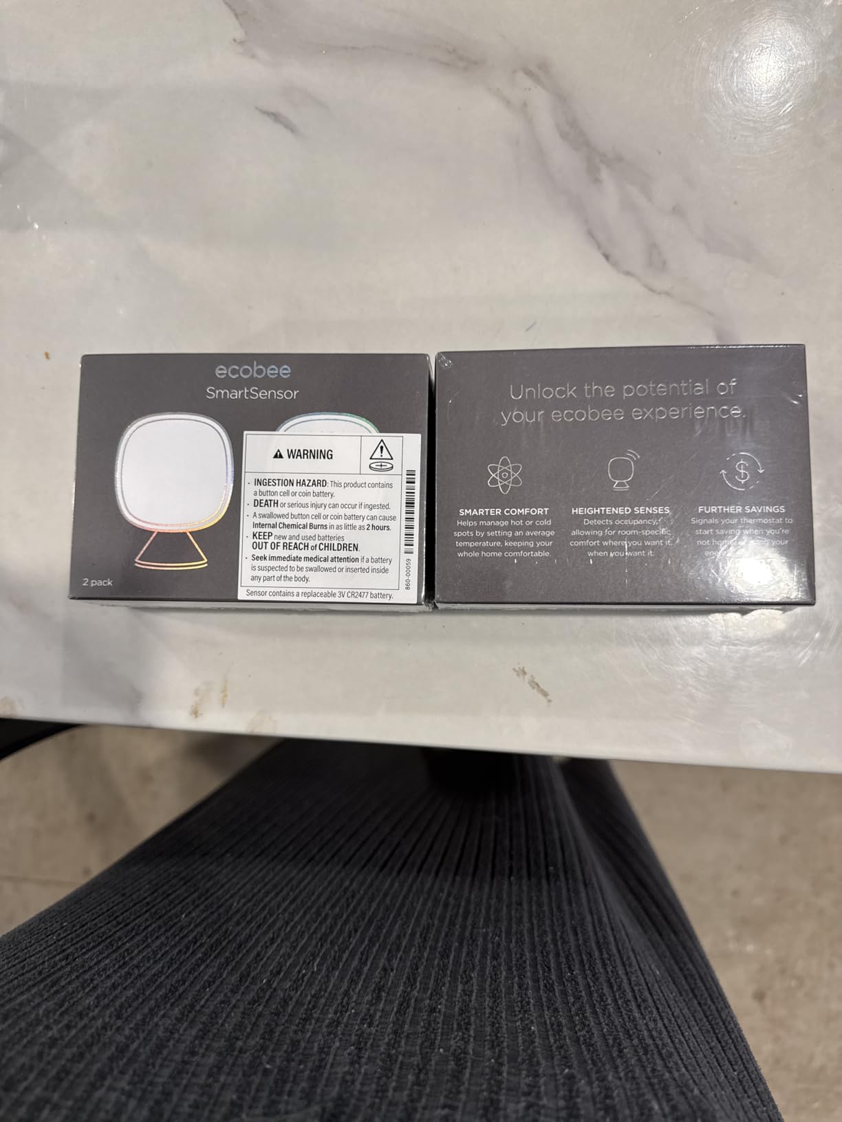 ecobee SmartSensor 2-Pack - Temperature & Occupancy Sensor customer photo 2