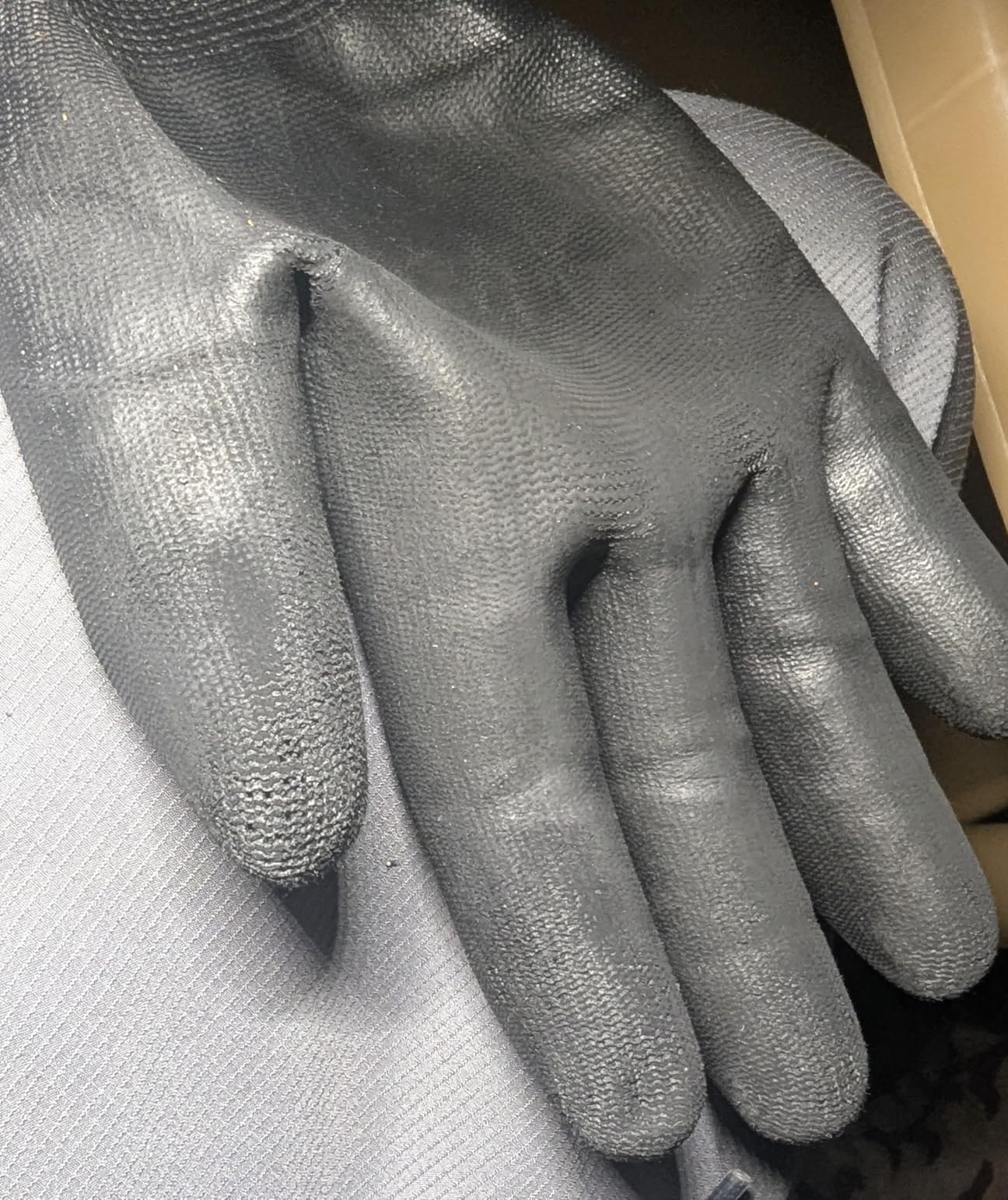 KAYGO Safety Work Gloves for Men Women, PU Coated Palm & Fingers, KG11P customer photo 1