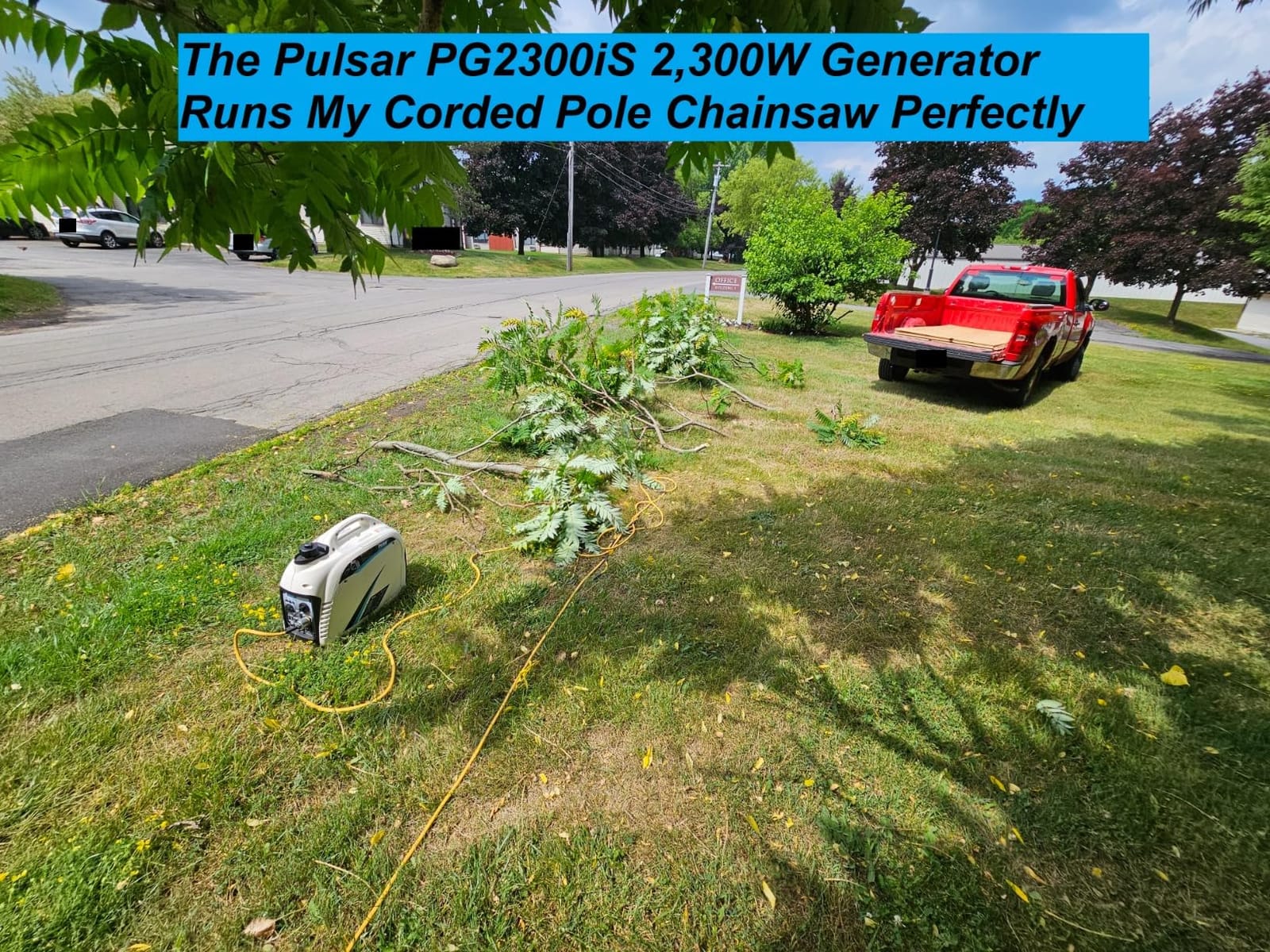 Pulsar PG2300iS 2,300W Portable Super Quiet Gas-Powered Inverter Generator with USB Outlet & Parallel Capability, CARB Compliant customer photo 1