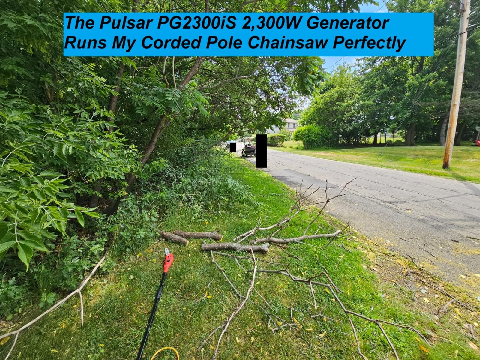 Pulsar PG2300iS 2,300W Portable Super Quiet Gas-Powered Inverter Generator with USB Outlet & Parallel Capability, CARB Compliant customer photo 2