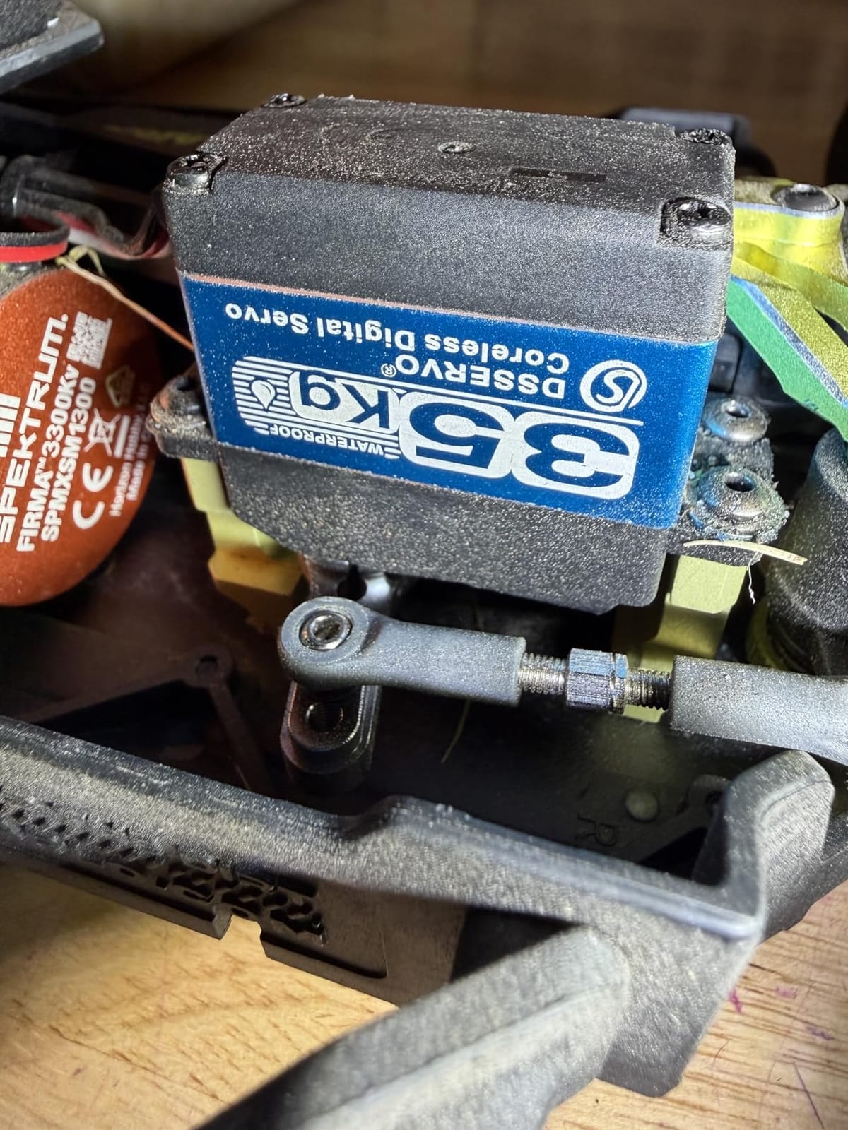 ZOSKAY 35KG high Torque Coreless Motor servo Metal Gear Digital and Stainless Steel Gear servo arduino servo for Robotic DIY,RC car (Blue/35KG 270 Degree) customer photo 1