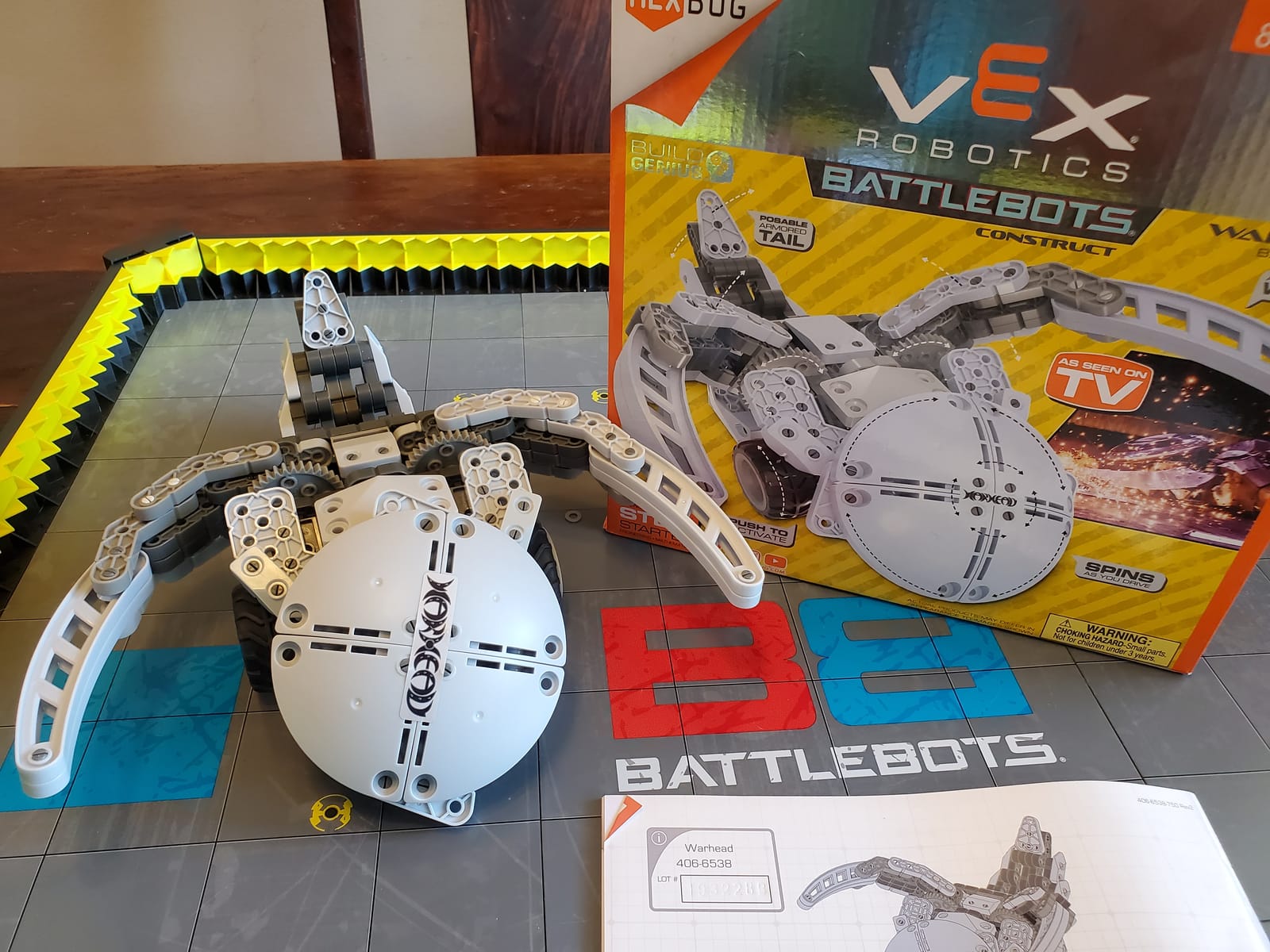 HEXBUG VEX Robotics Warhead Toys for Kids, Fun Battle Bot Hex Bugs Construction Kit War Head customer photo 2