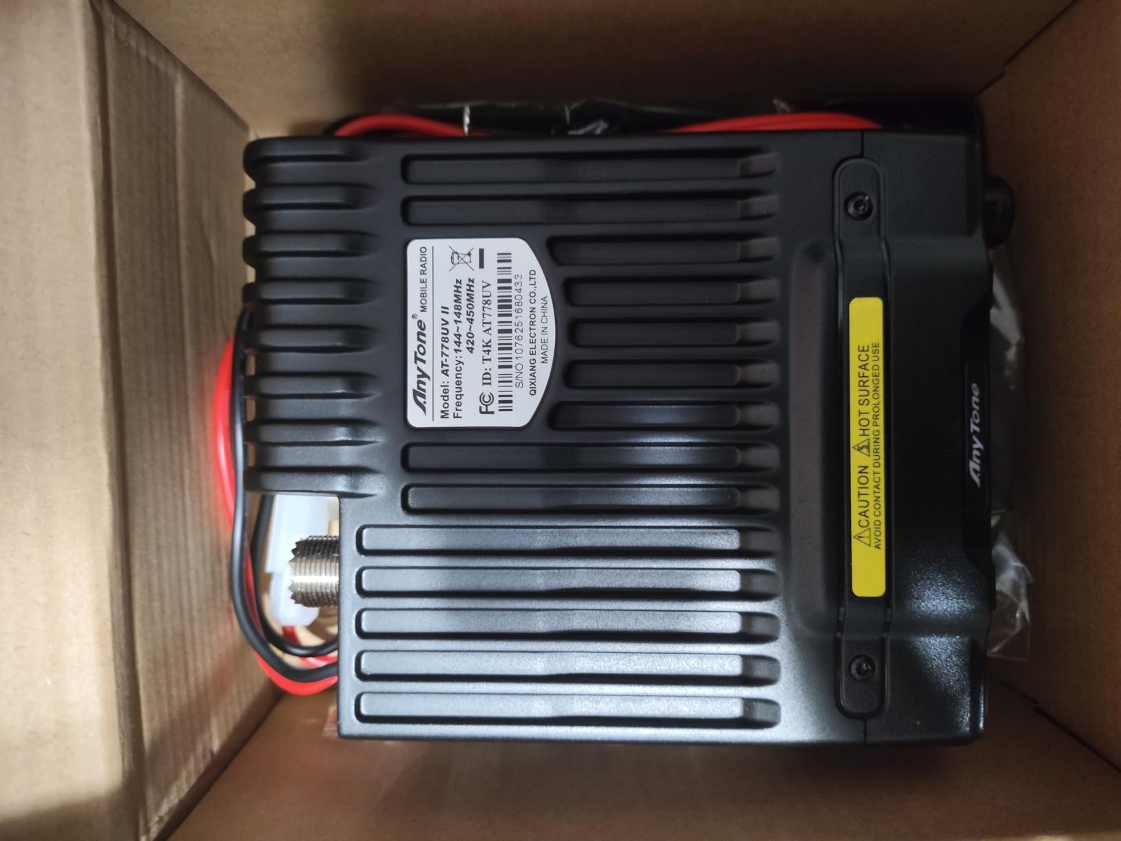 AnyTone AT-778UVII Transceiver Mobile Radio Dual Band 25W VOX Car Radio customer photo 1