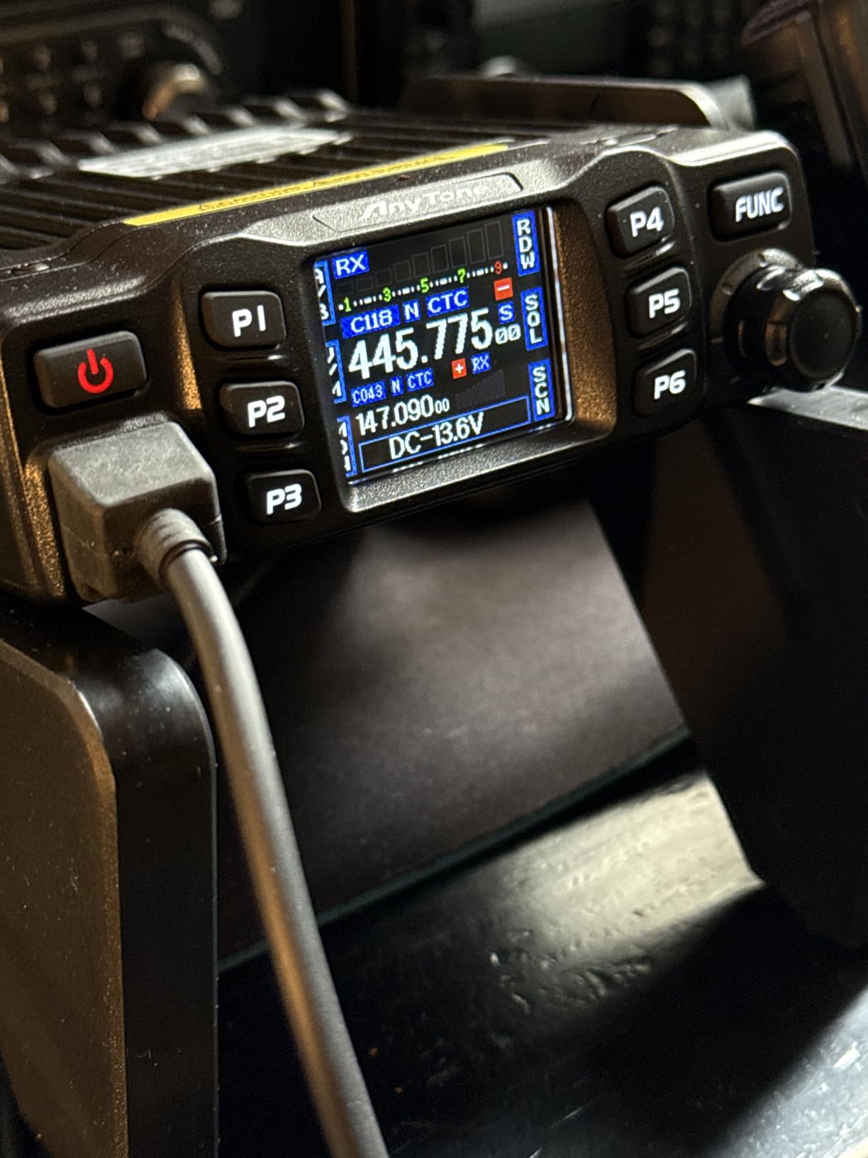 AnyTone AT-778UVII Transceiver Mobile Radio Dual Band 25W VOX Car Radio customer photo 2