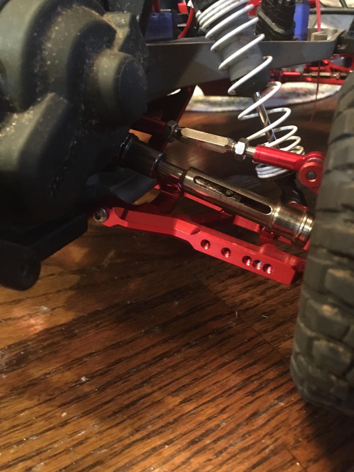 Hobbypark Aluminum Front & Rear Suspension A-Arms Set,Tie Bar for 1/10 Traxxas Slash 2WD RC Car Upgrade Parts Hop Ups, Replacement of 2555 3631 2532 customer photo 2