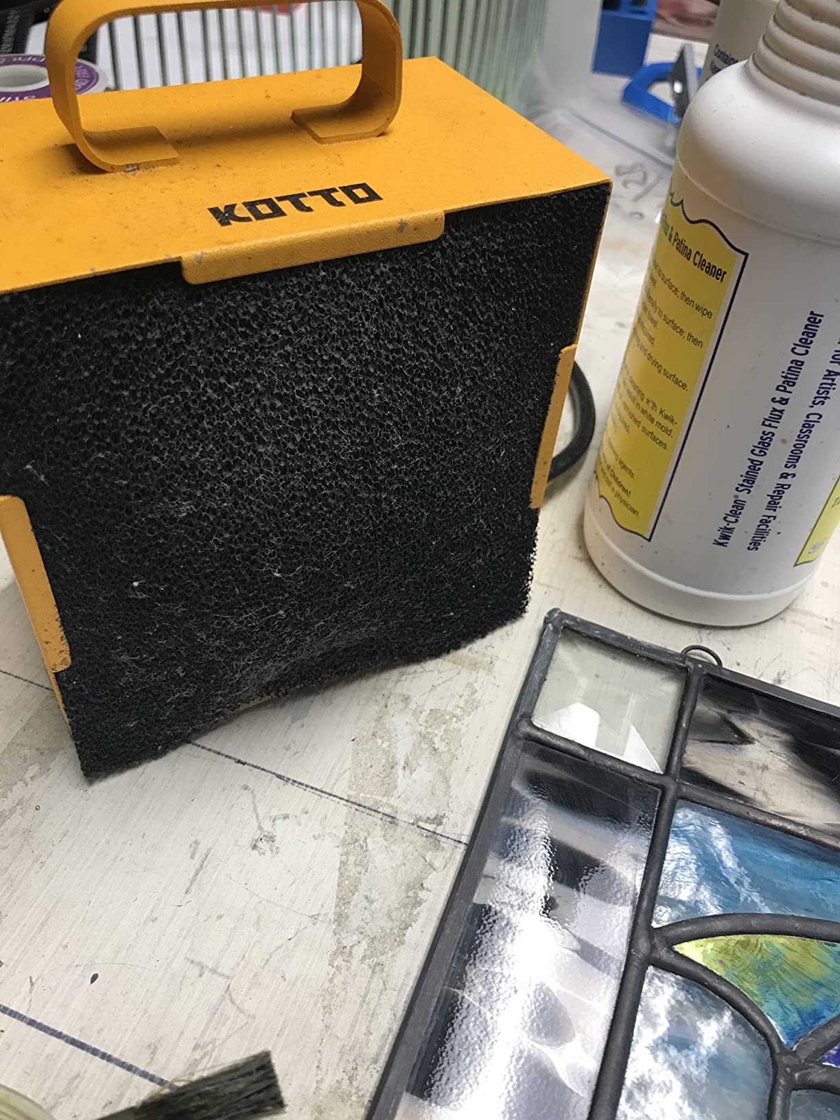 KOTTO Solder Smoke Absorber Remover Fume Extractor Soldering Filter customer photo 1