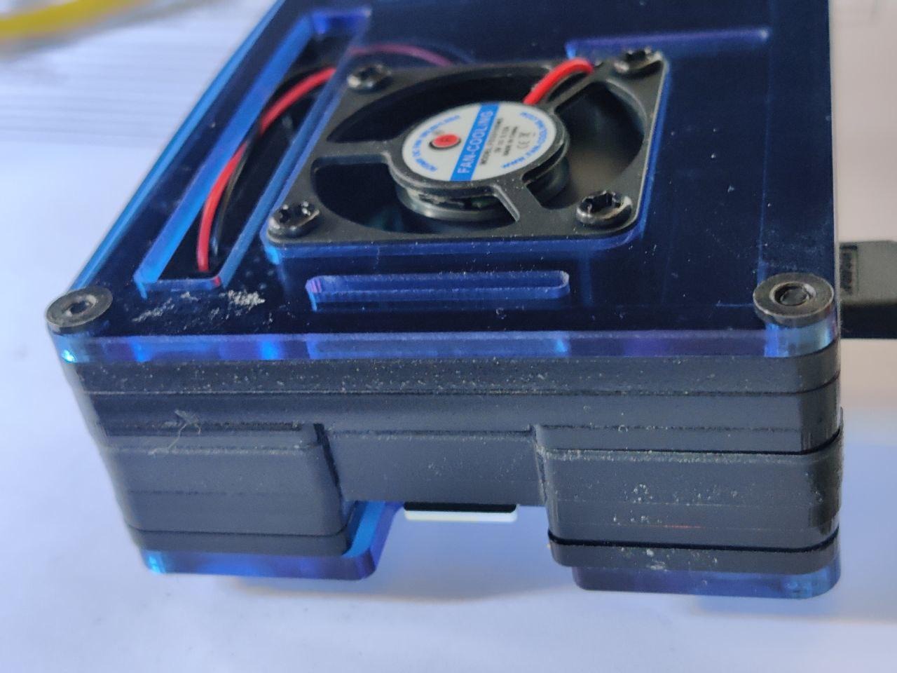Miuzei Case for Raspberry Pi 4 Model B 4gb with Fan Cooling 4Pcs HeatSinks customer photo 2