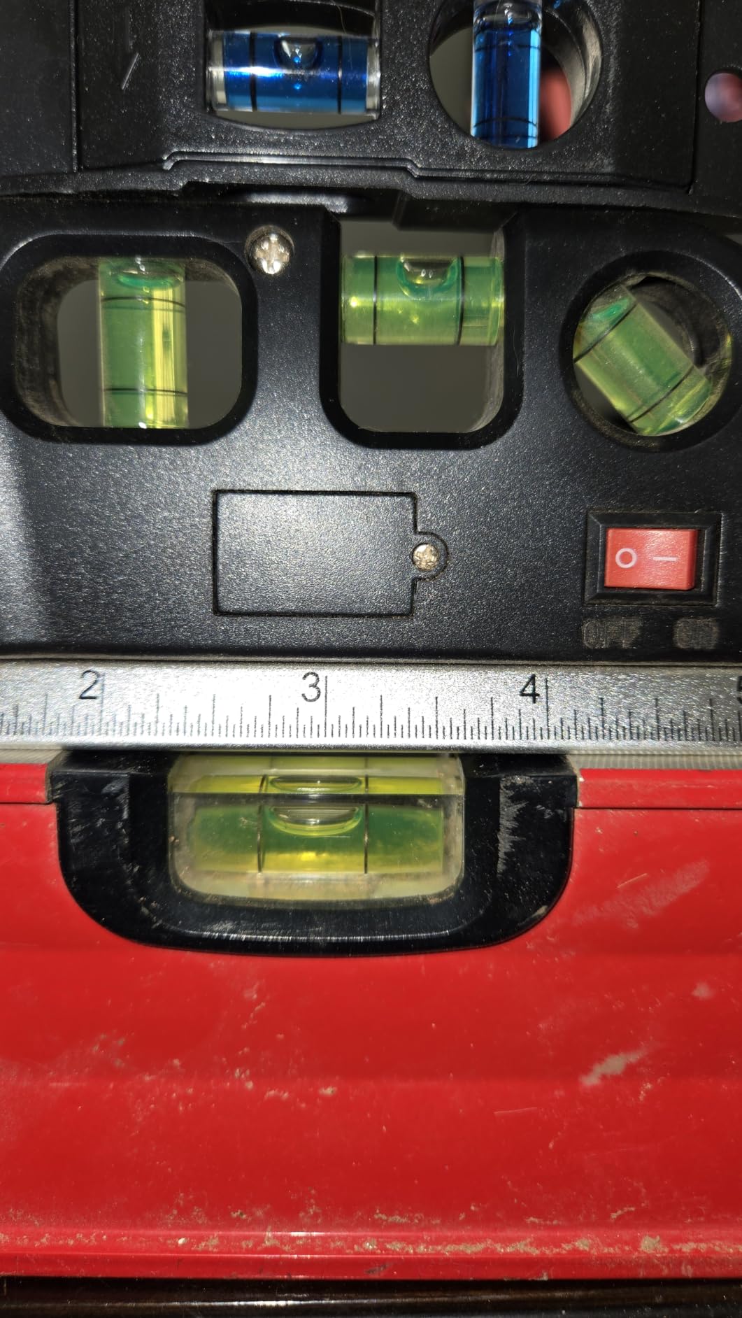 Laser Level Line Tool, Multipurpose Laser Level Kit Standard Cross Line Laser leveler Beam Tool with Metric Rulers 8ft/2.5M for Picture Hanging cabinets Tile Walls by AikTryee. customer photo 1
