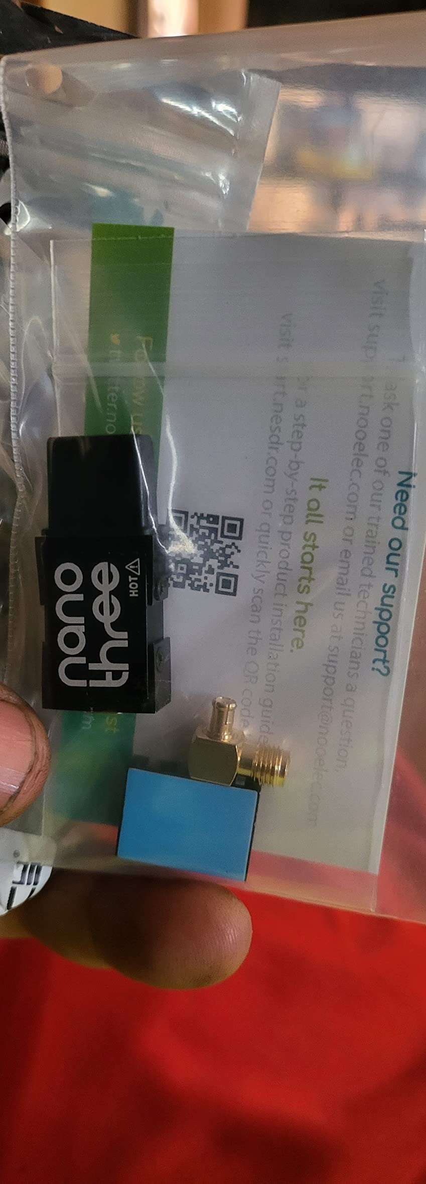 NESDR Nano 3 OTG, USB-C Edition - Tiny Premium RTL-SDR Bundle for Android and Other USB On-The-Go (OTG) Host Devices. The Smallest RTL2832U & R820T2 Software Defined Radio (SDR) in the World! customer photo 1