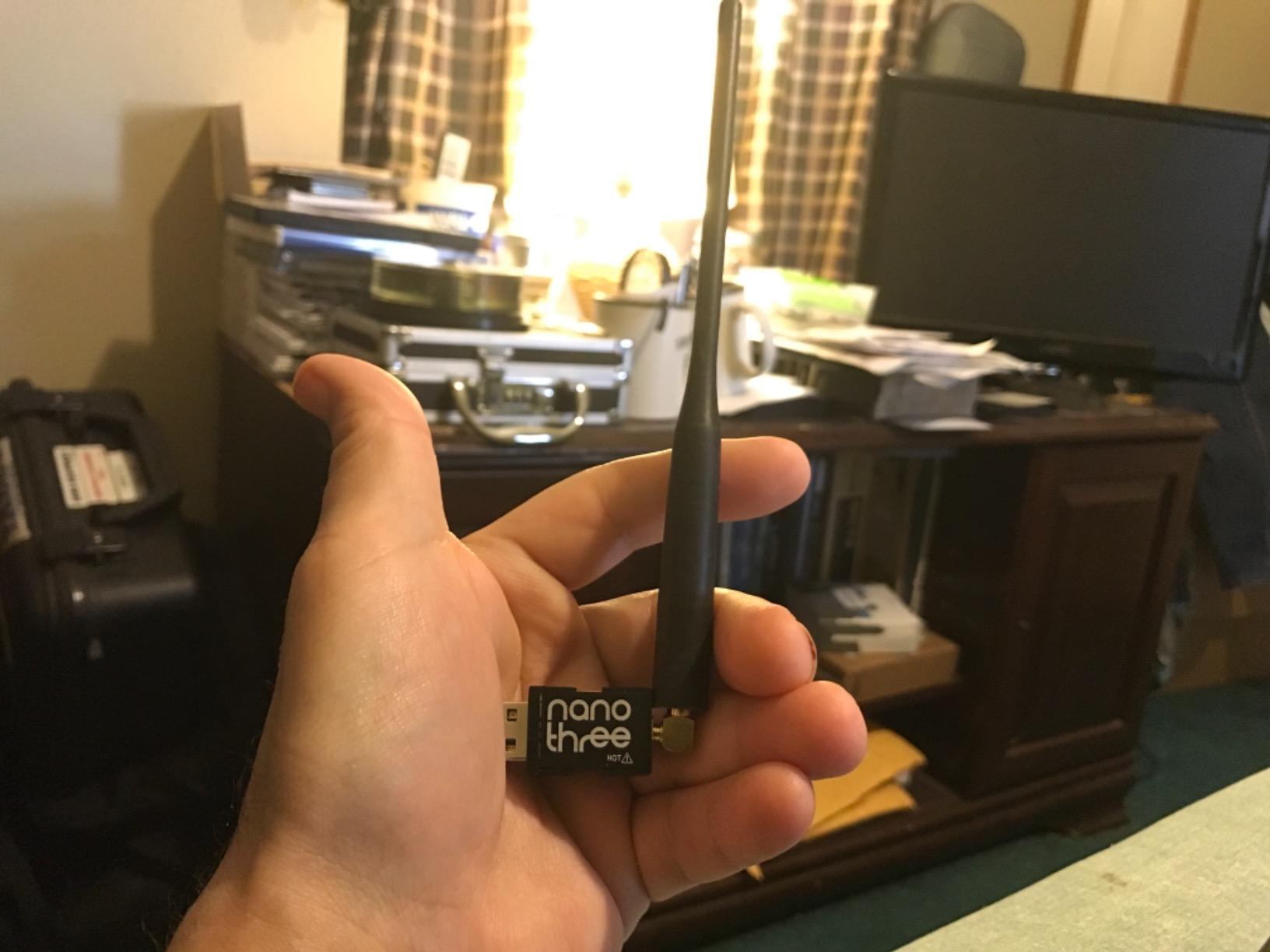 NESDR Nano 3 OTG, USB-C Edition - Tiny Premium RTL-SDR Bundle for Android and Other USB On-The-Go (OTG) Host Devices. The Smallest RTL2832U & R820T2 Software Defined Radio (SDR) in the World! customer photo 2