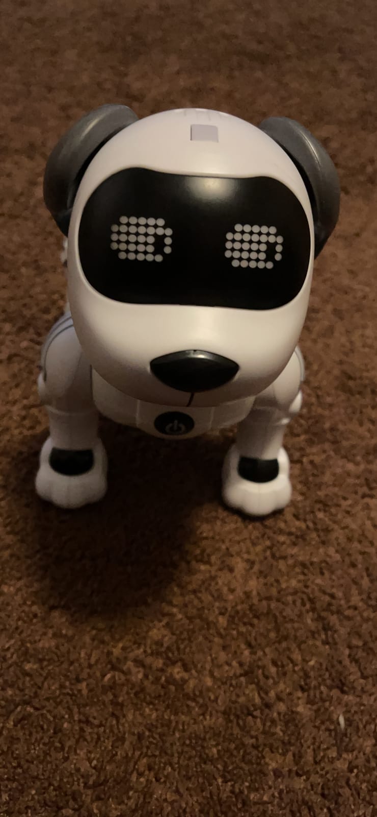 Fisca Remote Control Dog, RC Robotic Stunt Puppy Voice Control Toys Handstand Push-up Electronic Pets Dancing Programmable Robot with Sound for Kids Boys and Girls Age 6, 7, 8, 9, 10 Year Old customer photo 1