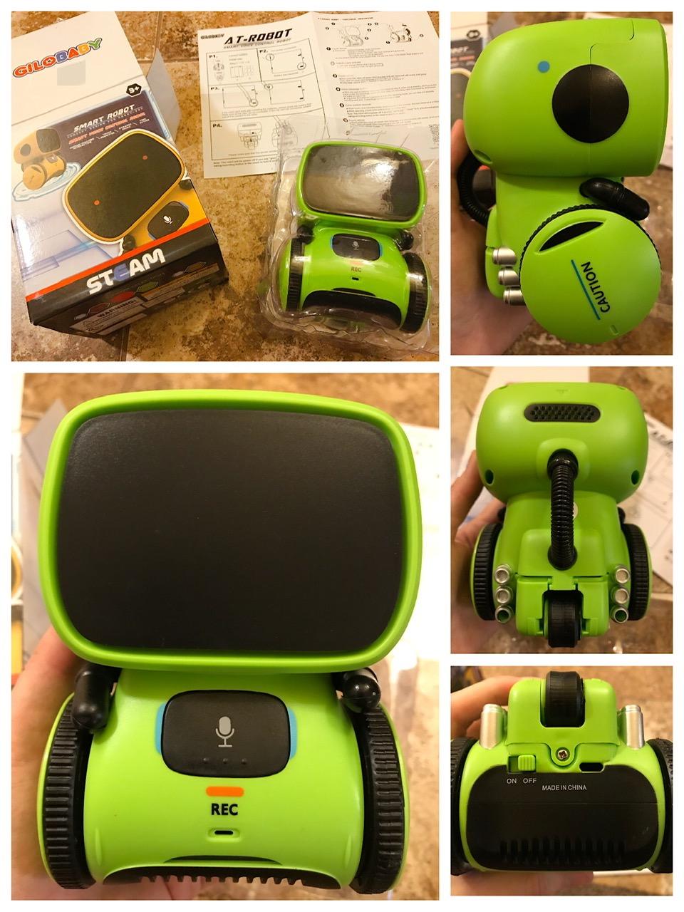 GILOBABY Smart Robot, Touch & Voice Control Interactive Toy for Kids 3-5 customer photo 2