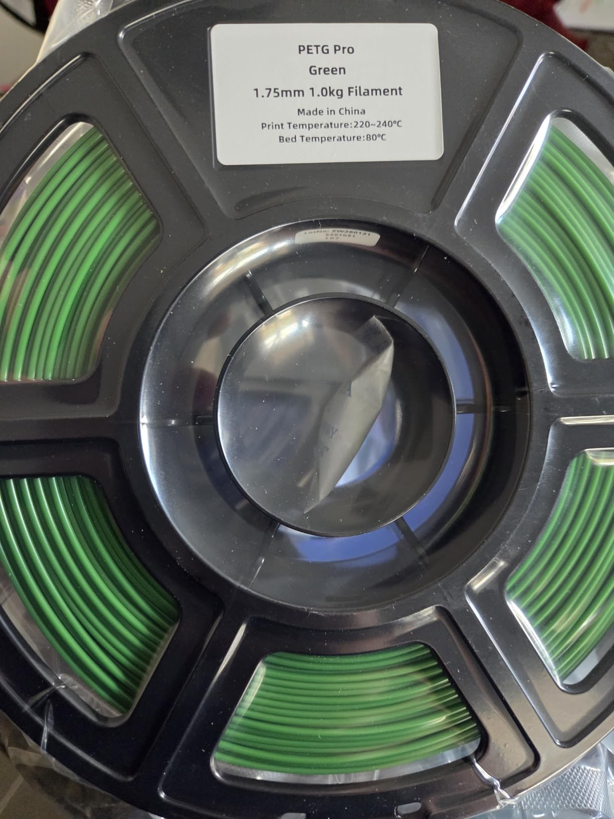 FLASHFORGE PETG Pro Filament 1.75mm Black, 3D Printer Filament 1kg (2.2lbs) Spool, Dimensional Accuracy +/- 0.02mm, 3D Printing Filament for Various Mechanical Parts, Waterproof Parts customer photo 2