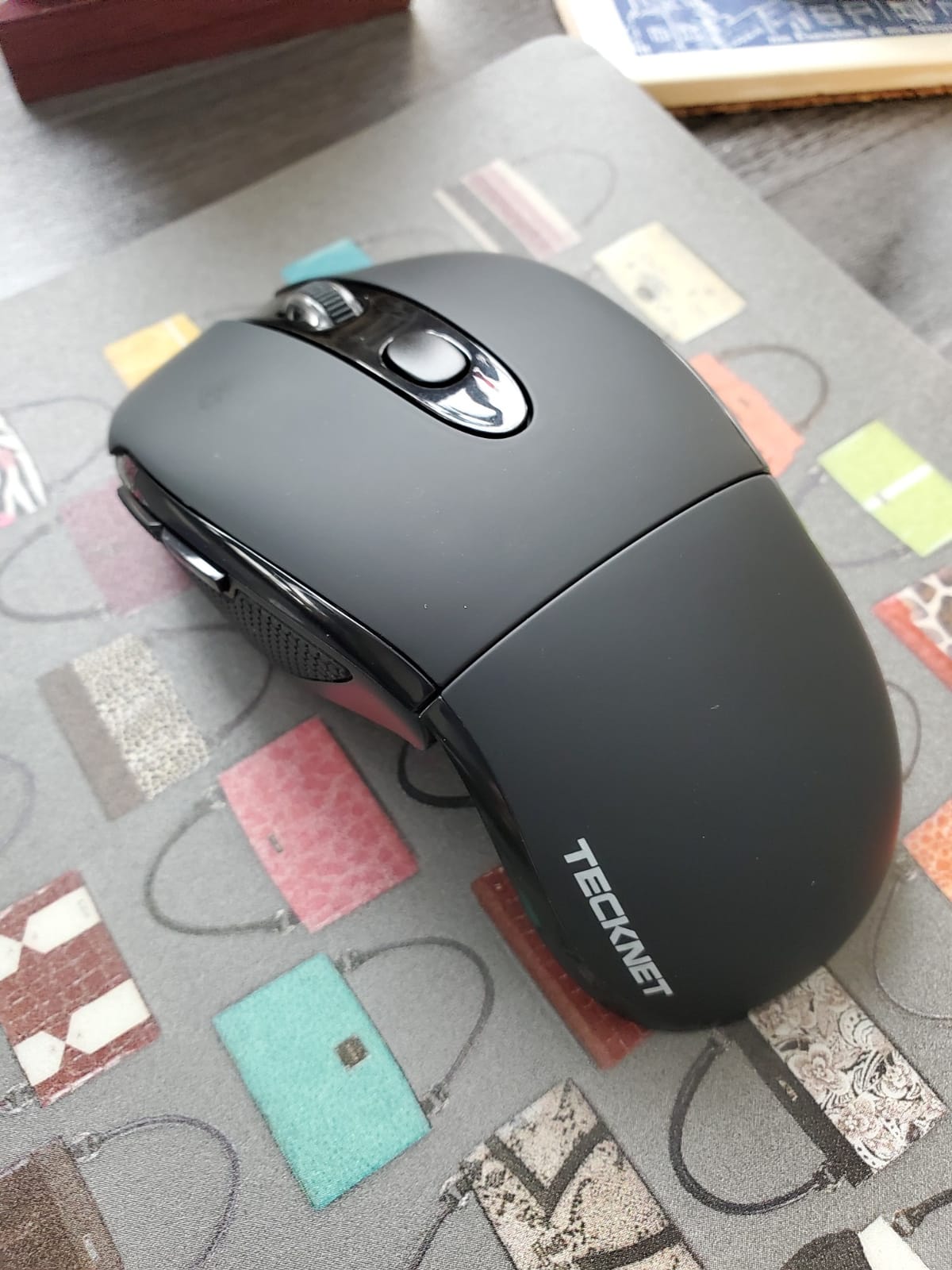 TECKNET Folding Wireless Mouse, 2.4G Travel Mouse, 3 Adjustable DPI customer photo 1