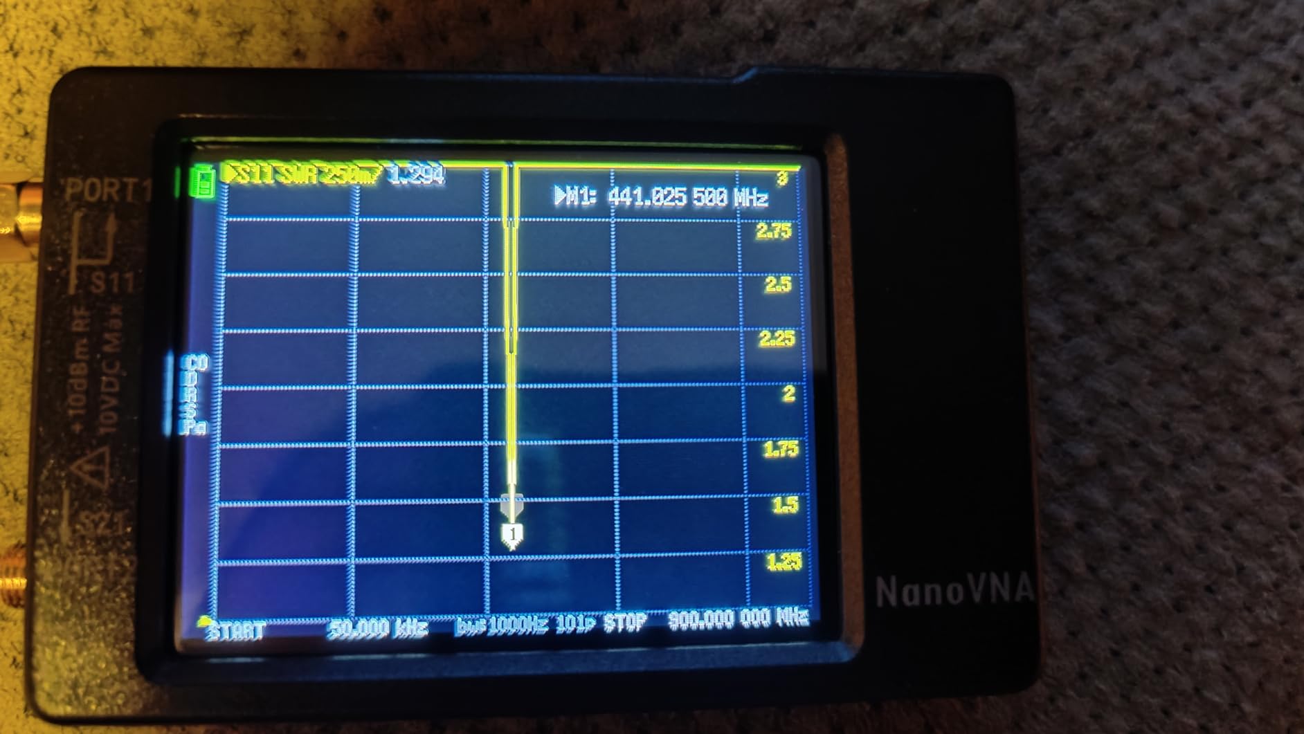[Upgraded] AURSINC NanoVNA-H Vector Network Analyzer 9KHz -1.5GHz Latest HW V3.7 HF VHF UHF Antenna Analyzer, Measuring S Parameters, SWR, Phase, Delay, Smith Chart customer photo 2