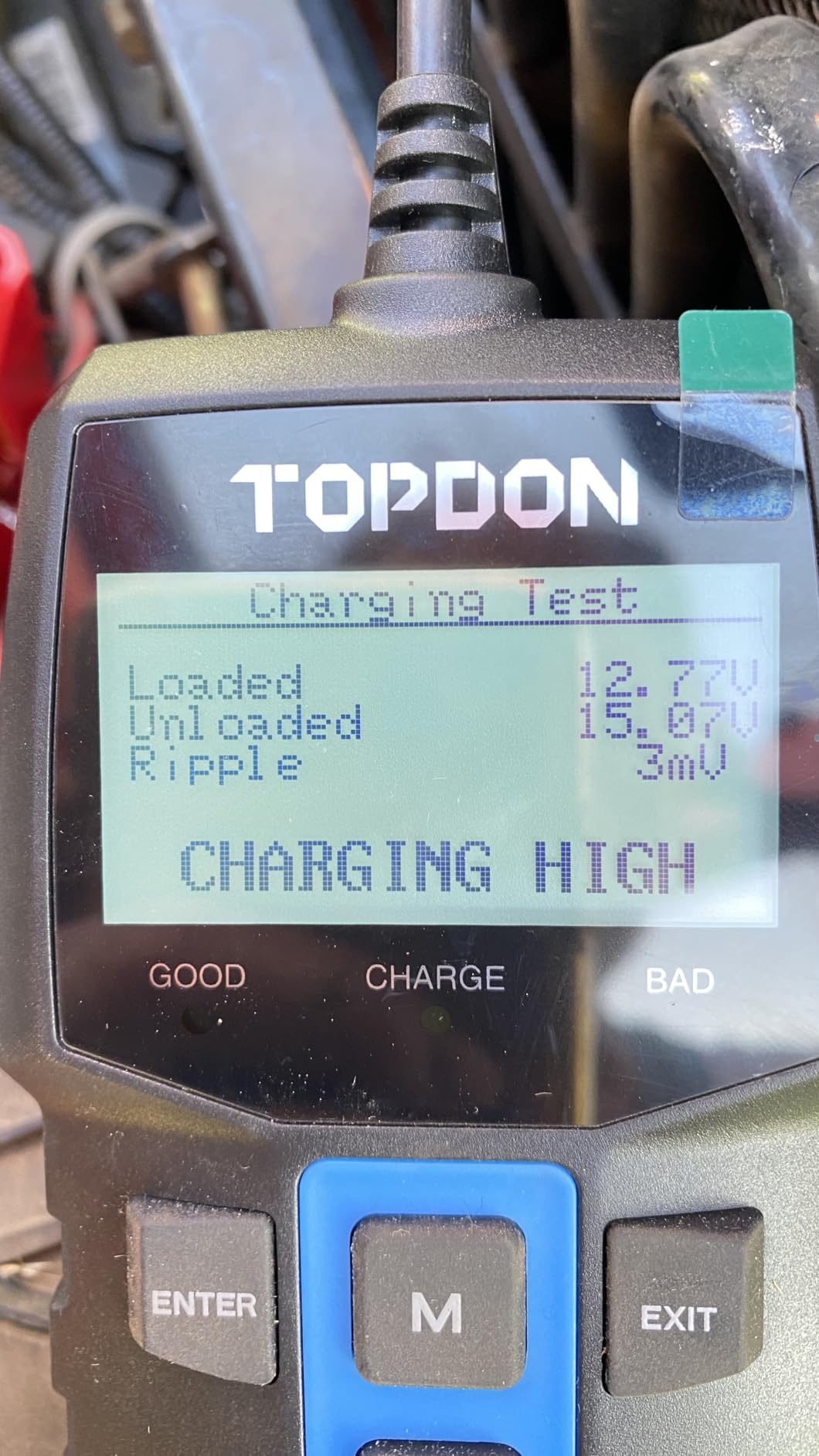 TOPDON BT100 12V Car Battery Tester, Automotive Battery Load Tester customer photo 1