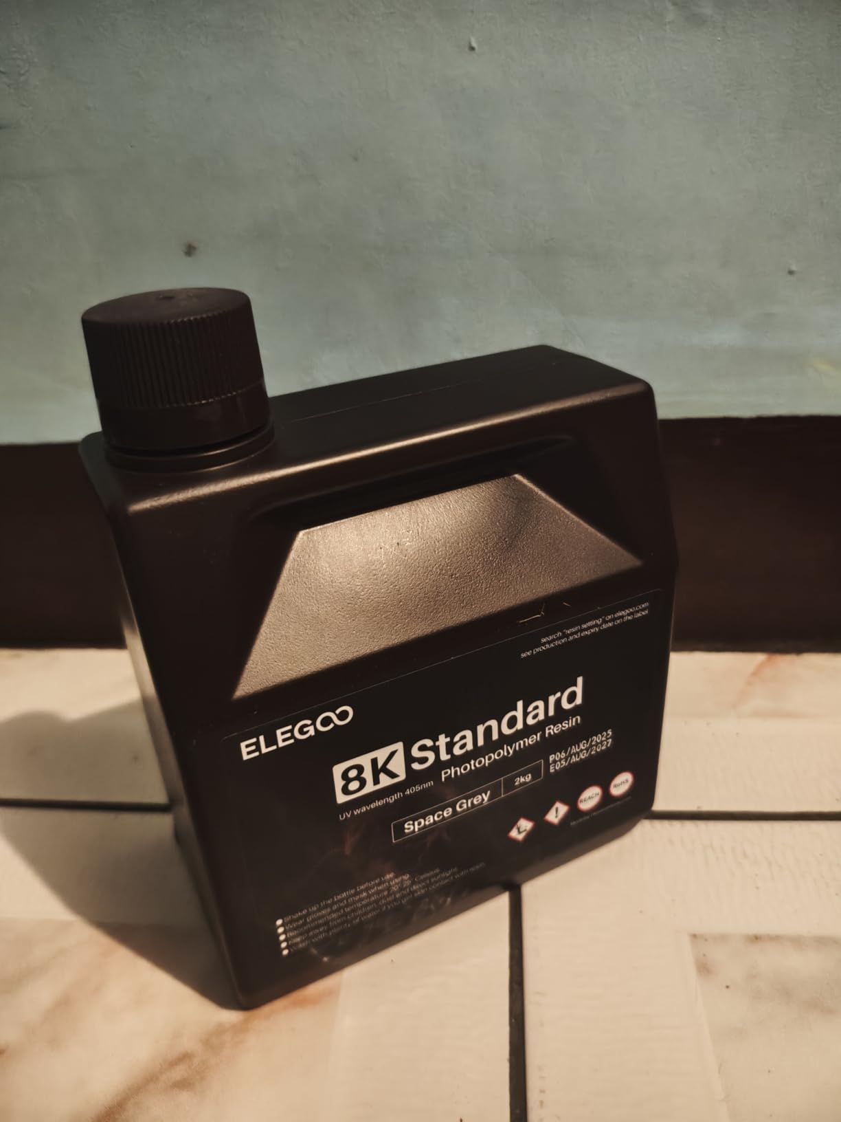 ELEGOO Standard 3D Printer Resin Grey 1000g customer photo 2
