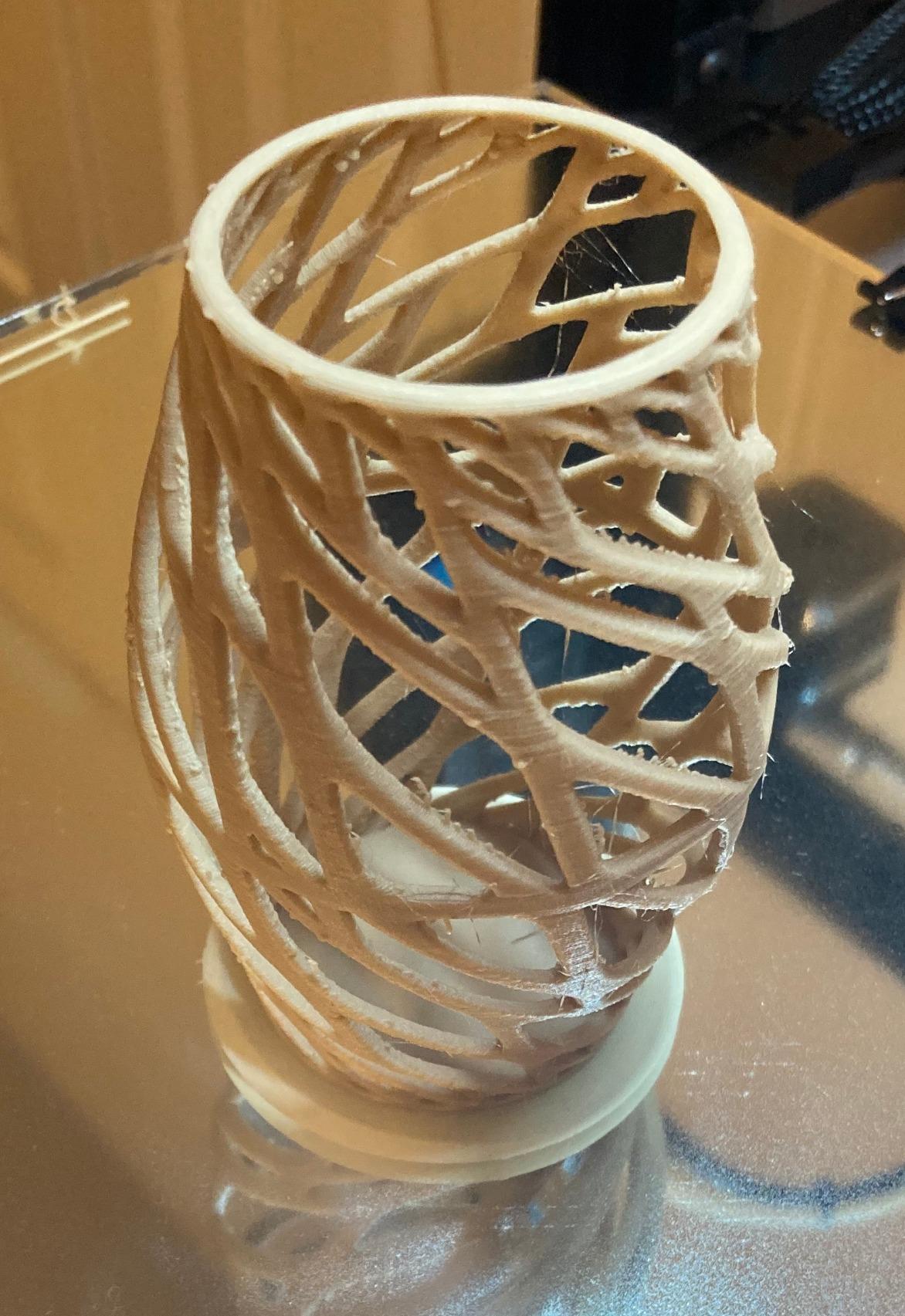SUNLU Real Wood Fiber Wood PLA Filament, 1KG, Woody Scent Real Wood Fiber customer photo 2
