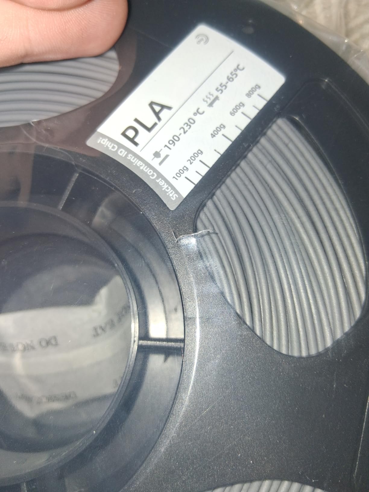 ANYCUBIC PLA 3D Printer Filament 1.75mm, Texture Grey, 1KG customer photo 1