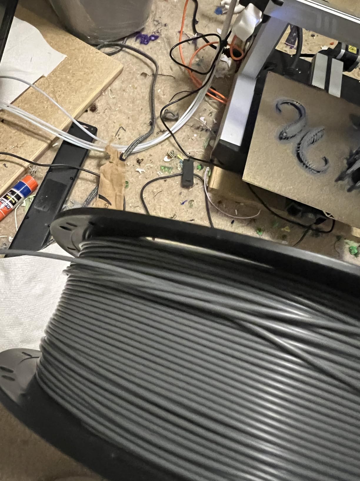 ANYCUBIC PLA 3D Printer Filament 1.75mm, Texture Grey, 1KG customer photo 2