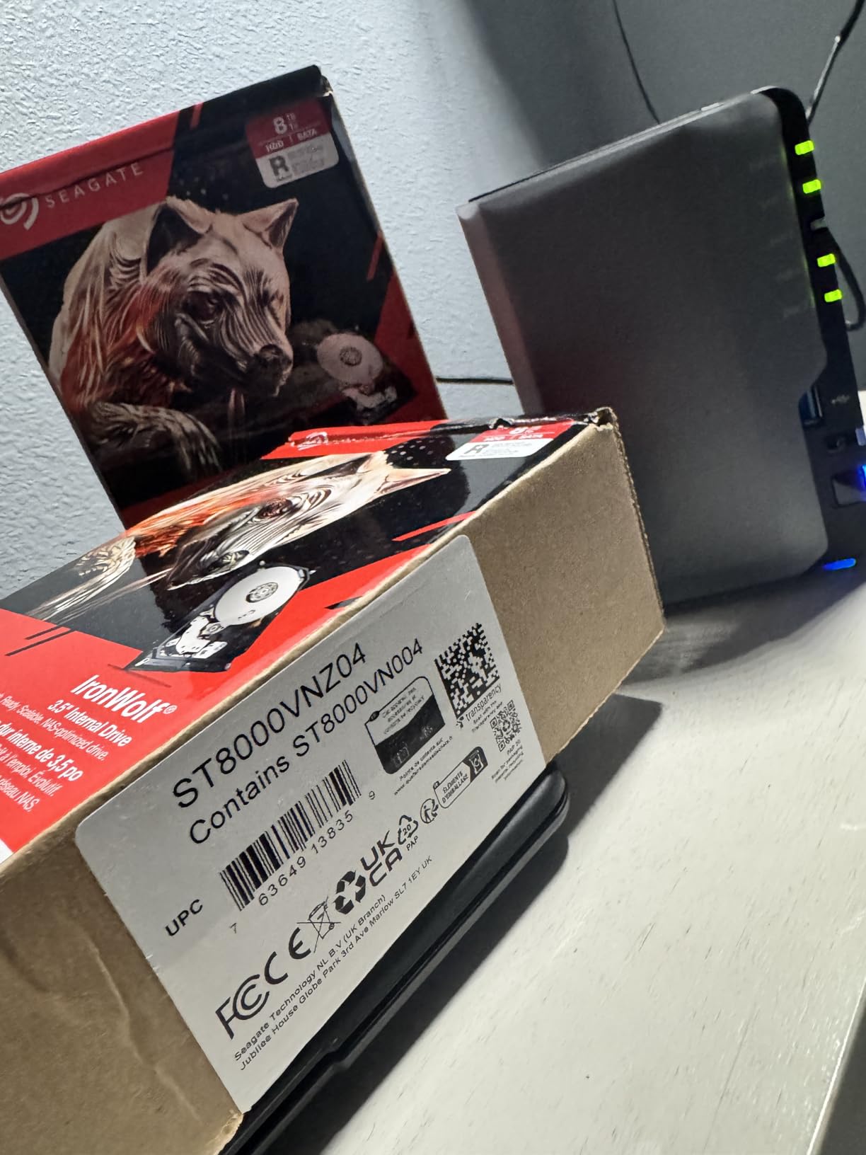 Seagate 8TB IronWolf Internal NAS Hard Drive | SATA 6 Gb/s (ST8000VNZ04) customer photo 1