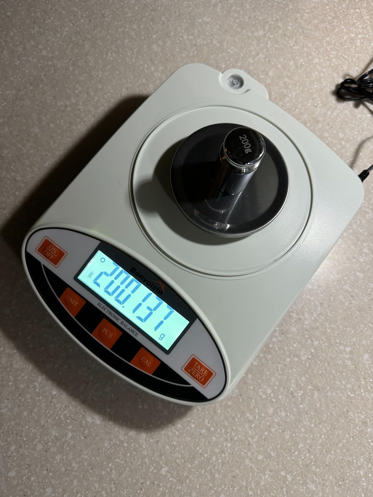 Bonvoisin Lab Scale 500g x 0.001g Digital Gram Scale Analytical Balance customer photo 2