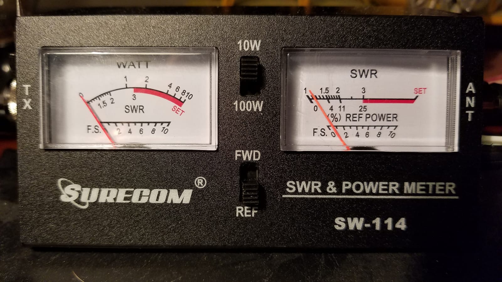 Mcbazel Surecom SW-114 SWR RF Field Strength Test Meter with SO-239 UHF Connector for CB Operation customer photo 1