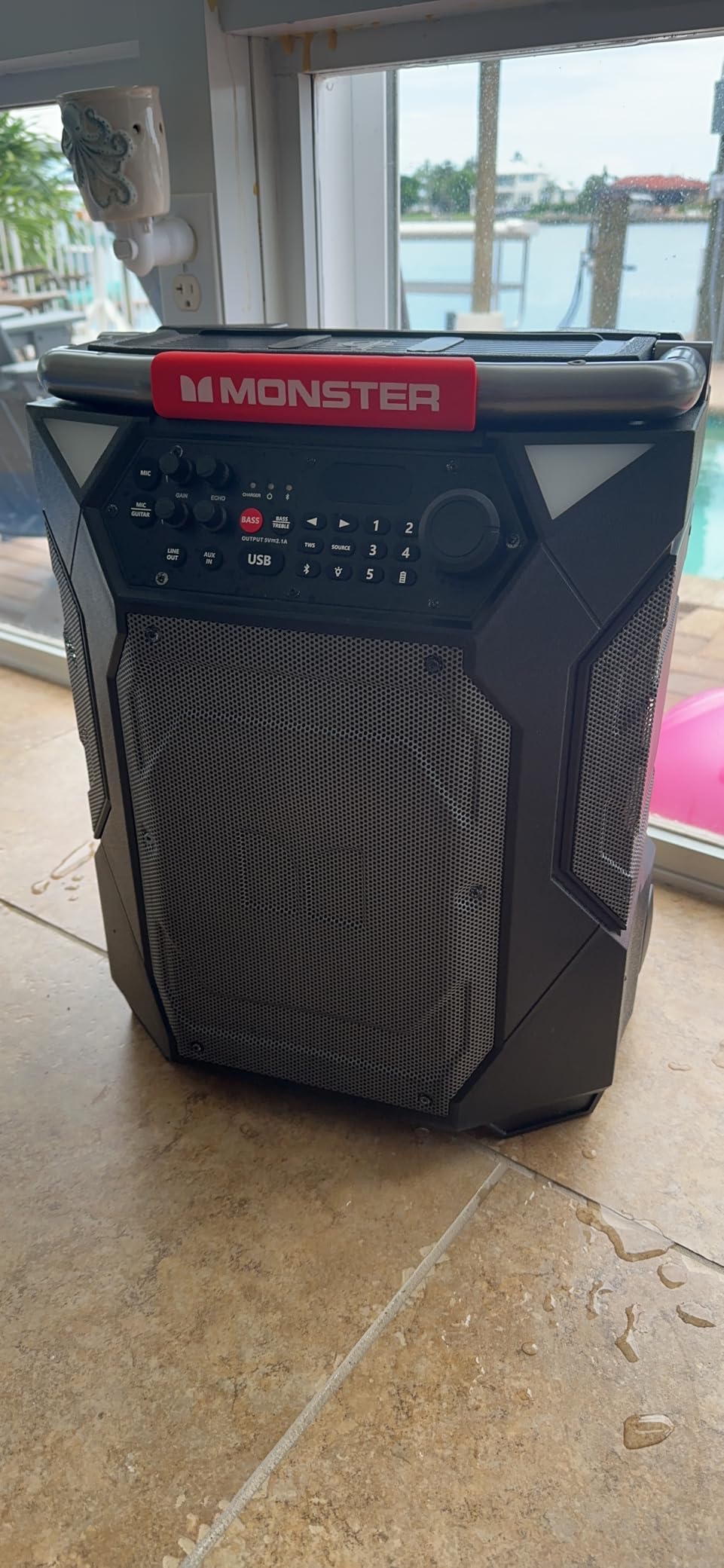 Monster Rockin’ Roller 270 Indoor/Outdoor Portable Bluetooth Speaker | up to 200W of 270 Degree Sound & up to 100 Hours of Playtime customer photo 2