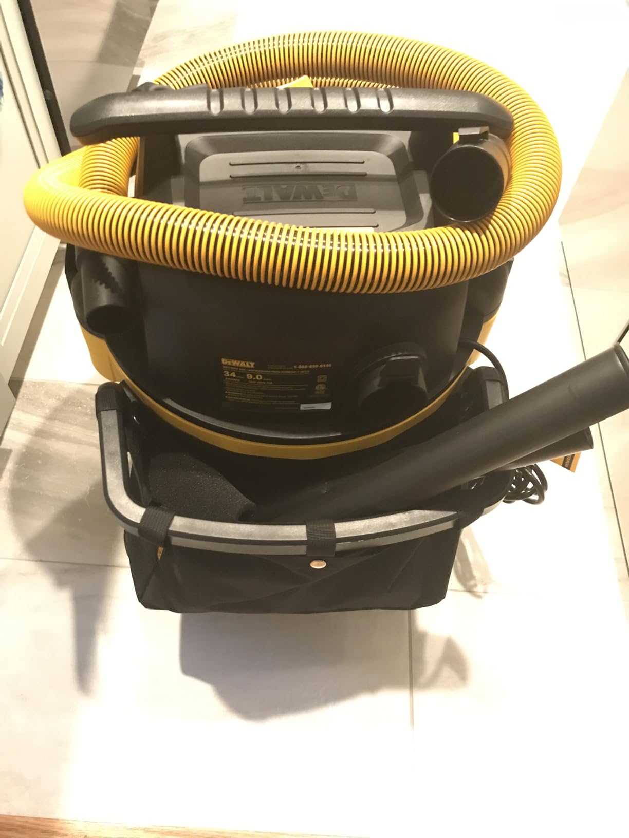 DEWALT 9 Gallon Wet/Dry VAC, Heavy-Duty Shop Vacuum with Attachments, 5 Peak HP, with Blower Function, DXV09PA customer photo 2