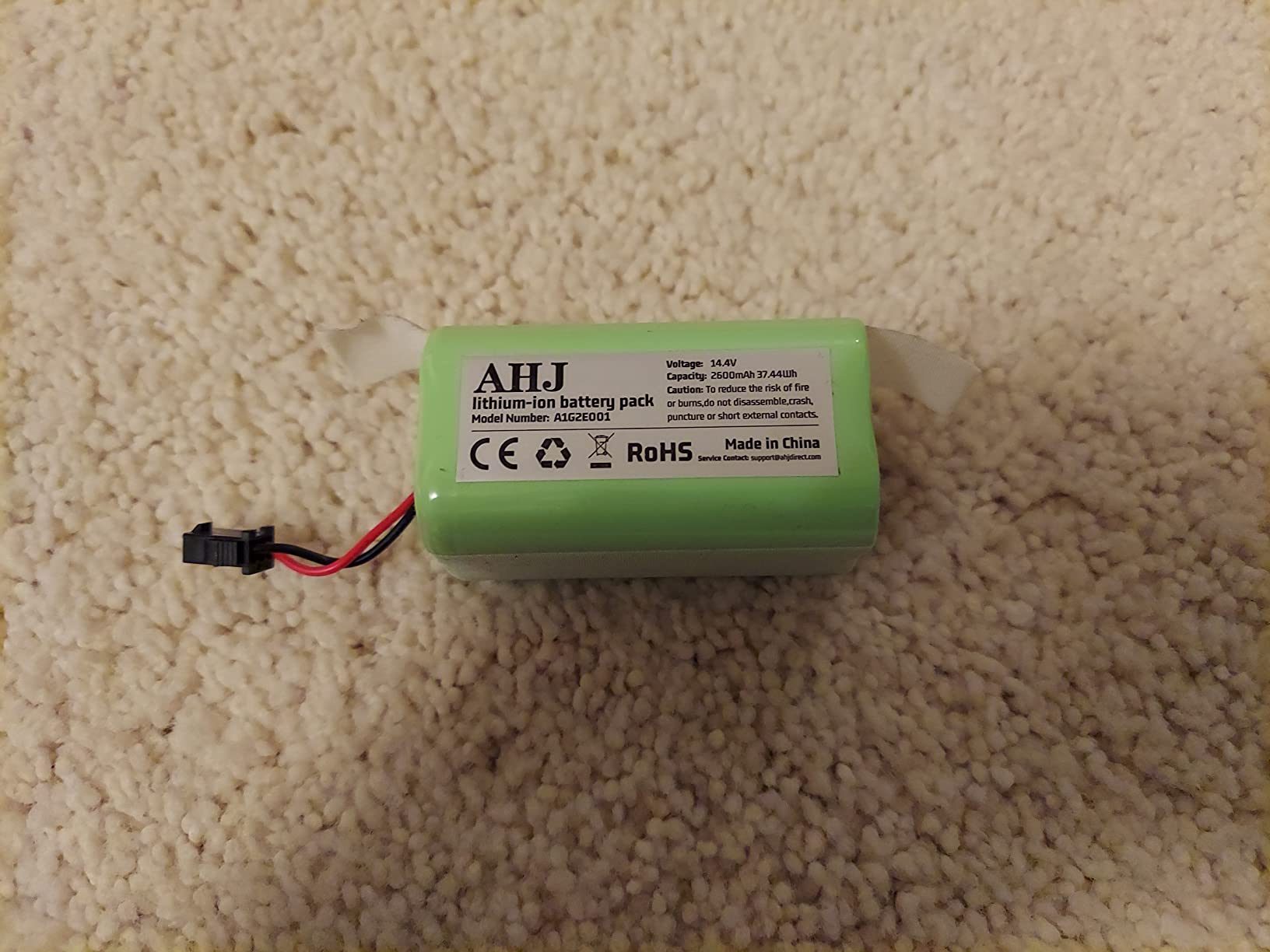 AHJ 14.4V 2600mAh Replacement Battery for Eufy RoboVac Robot Vacuum customer photo 2