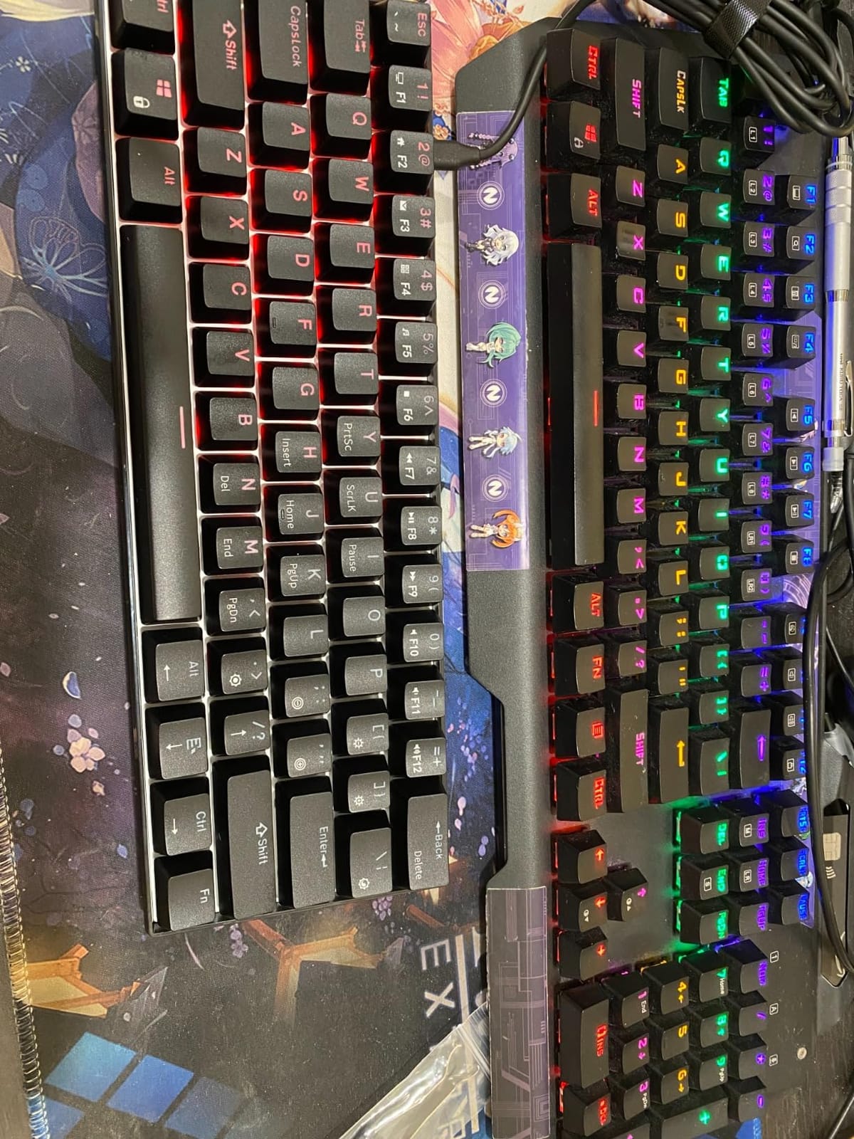 RK ROYAL KLUDGE RK61 Wired 60% Mechanical Gaming Keyboard, Compact PC Game Keyboards with QMK/VIA Programmable RGB Backlit, Hot Swappable Custom Keyboard for Win/MAC, Pre-lubed Red Switch, White customer photo 1