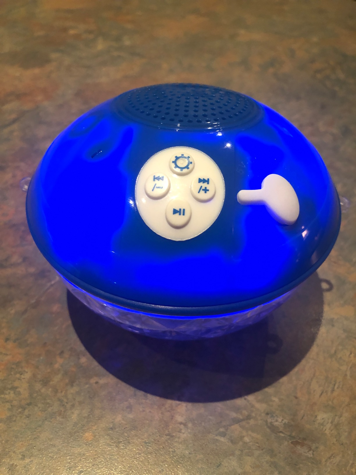 Floating Pool Speakers with Colorful Lights, IP68 Waterproof Bluetooth Speaker for Pool, Crystal Clear Sound Hot Tub Speaker for Pool, Spa and Outdoor customer photo 2