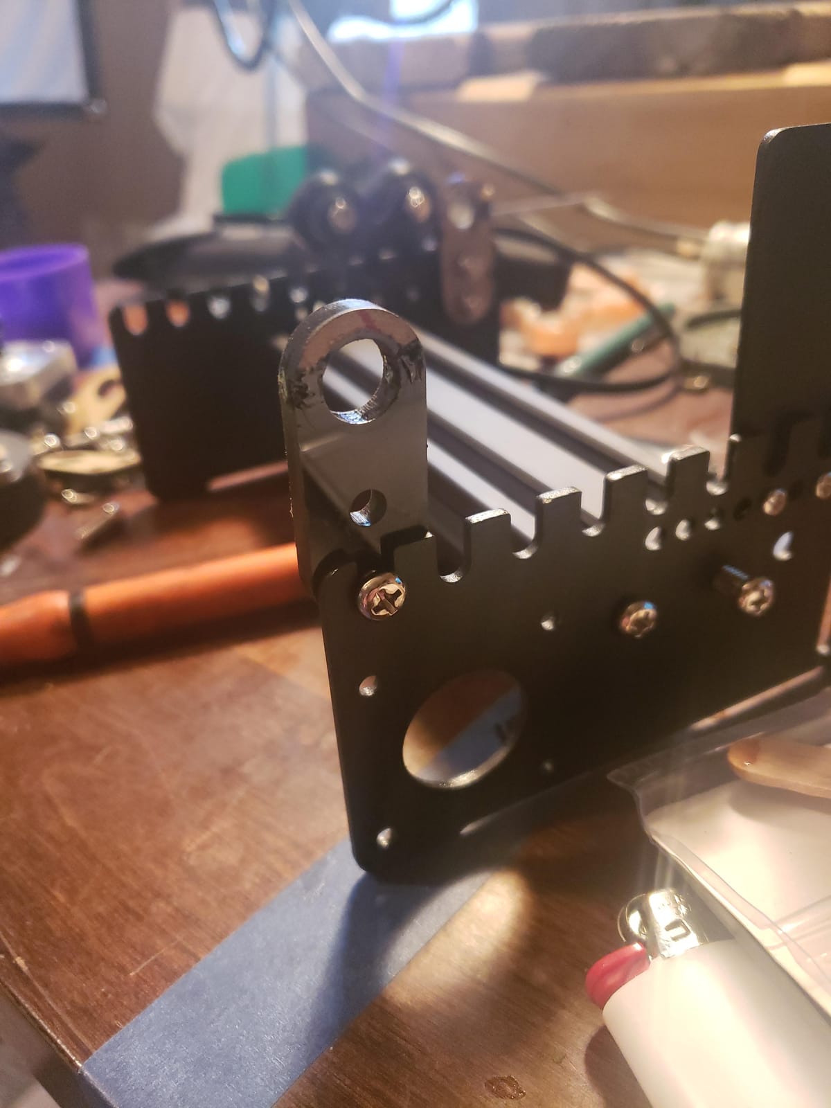 ORTUR Laser Rotary Roller, 360° Laser Engraver Y-axis Rotary Module for Engraving Cylindrical Objects Cans, 7 Adjustment Diameters, Min to 8mm, Compatible with Most Laser Engraving Machines customer photo 2