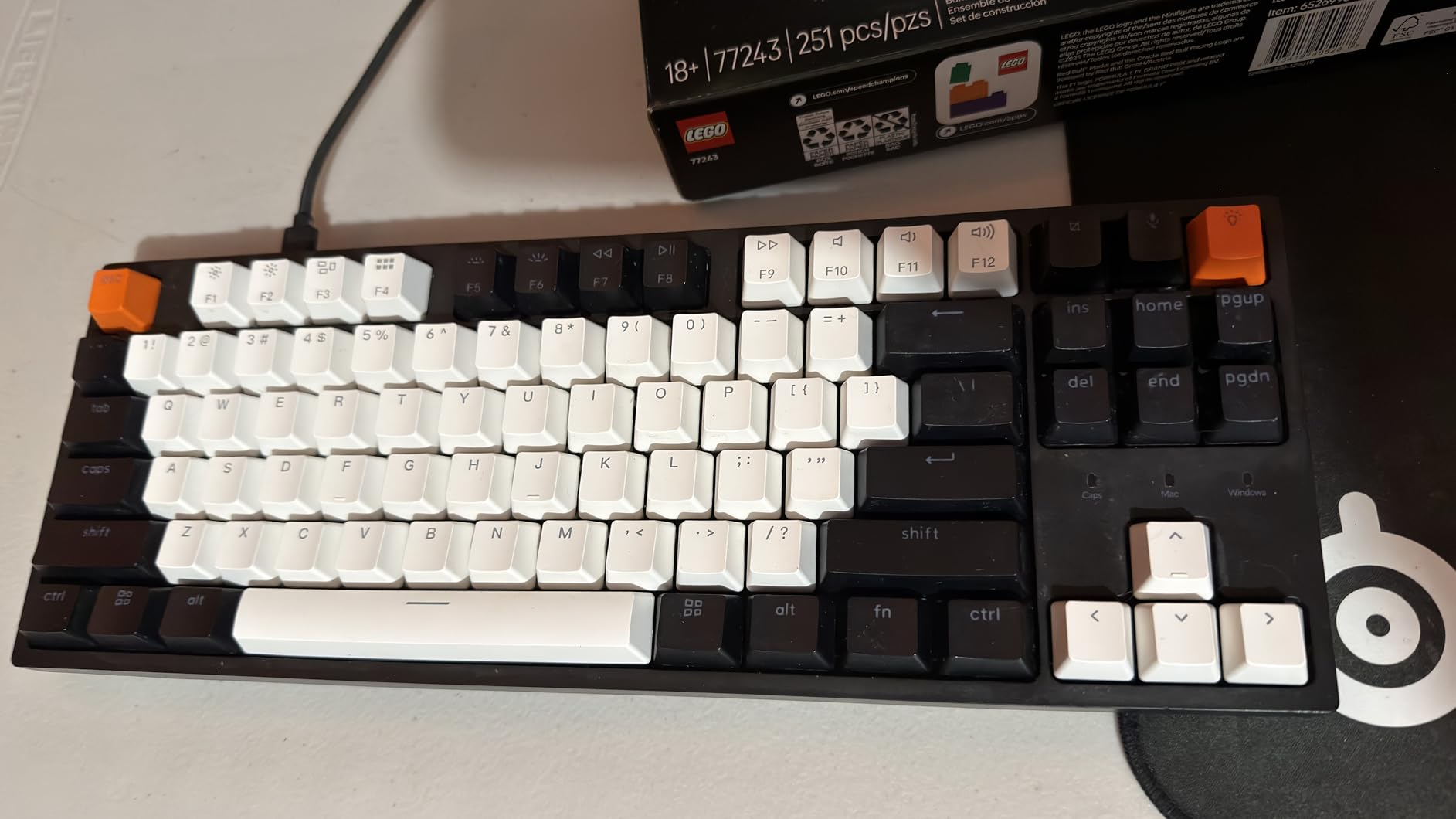 Keychron C1 Wired TKL Hot-Swappable Mechanical Keyboard, White Backlight customer photo 2