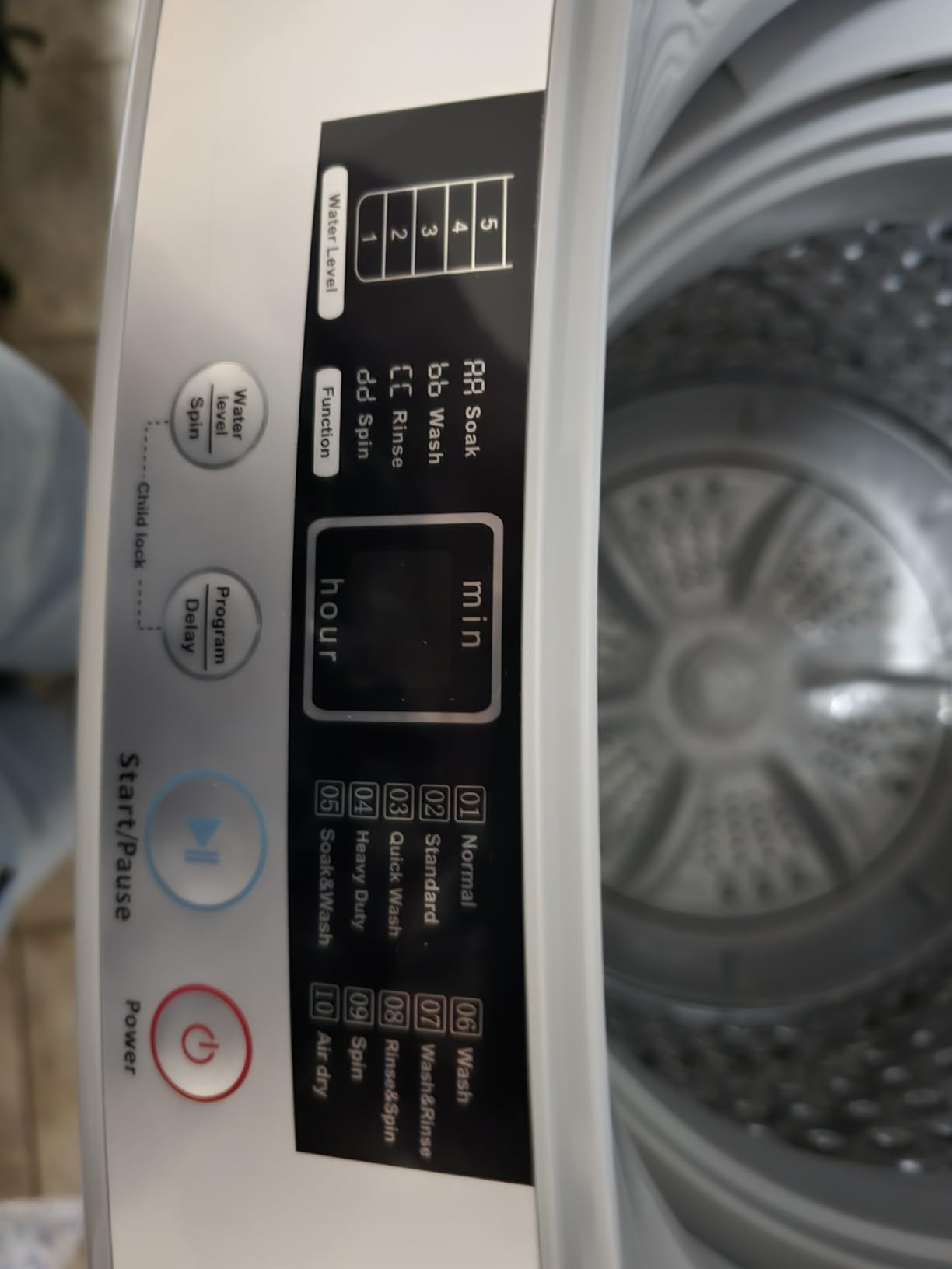 Panda 1.34 Cu.Ft. Portable Washing Machine, Fully Automatic Portable Washer customer photo 2